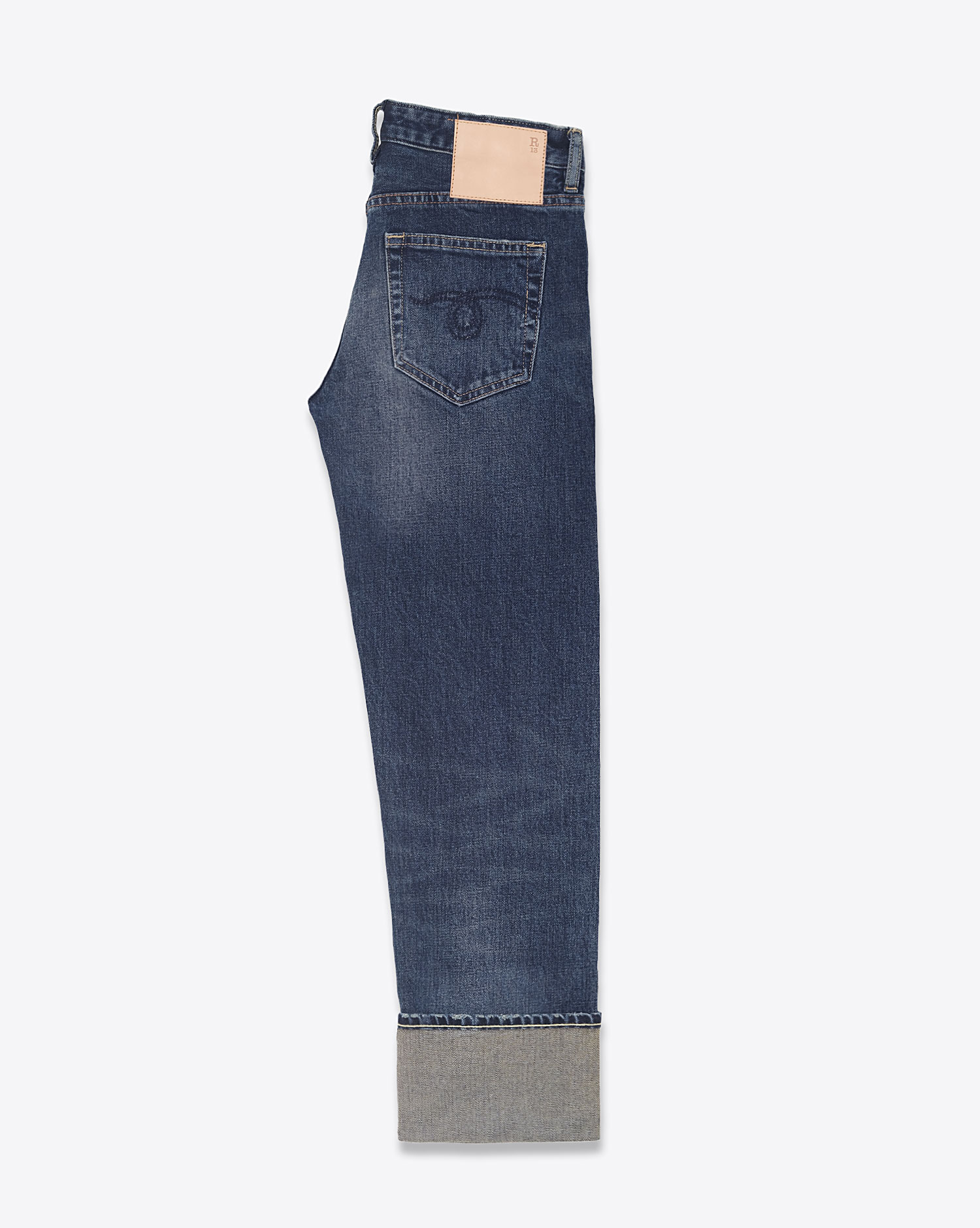 R13 Jean Boy Straight – Winnett Selvedge Bleu Edition Limitée