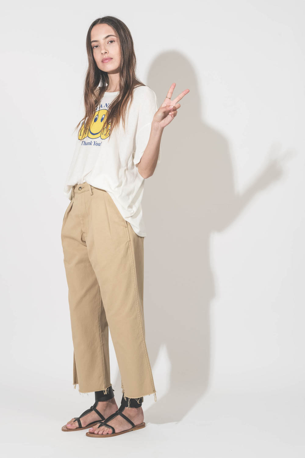 R13 Tee-Shirt Have A Nice Day – Ecru