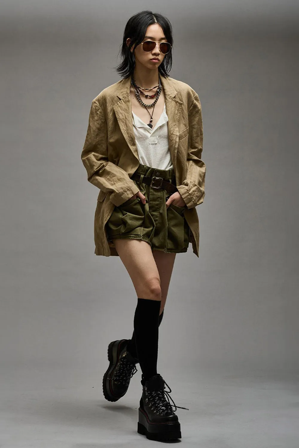 R13 Blazer Oversized – Kaki