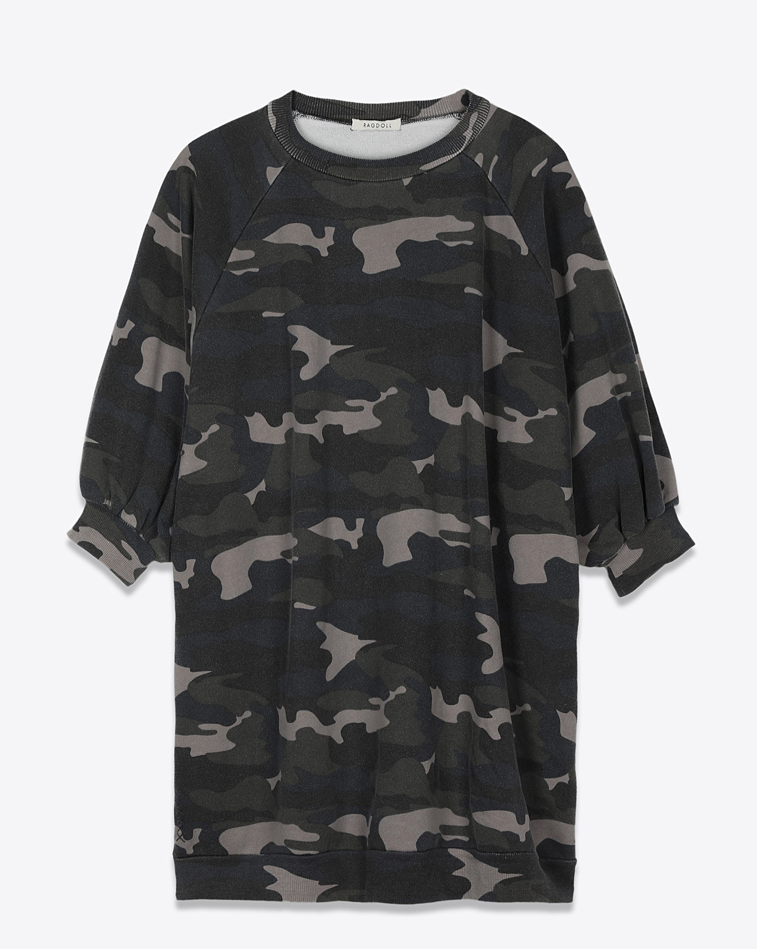 Ragdoll LA Super Oversized Sweatshirt - Camo Army
