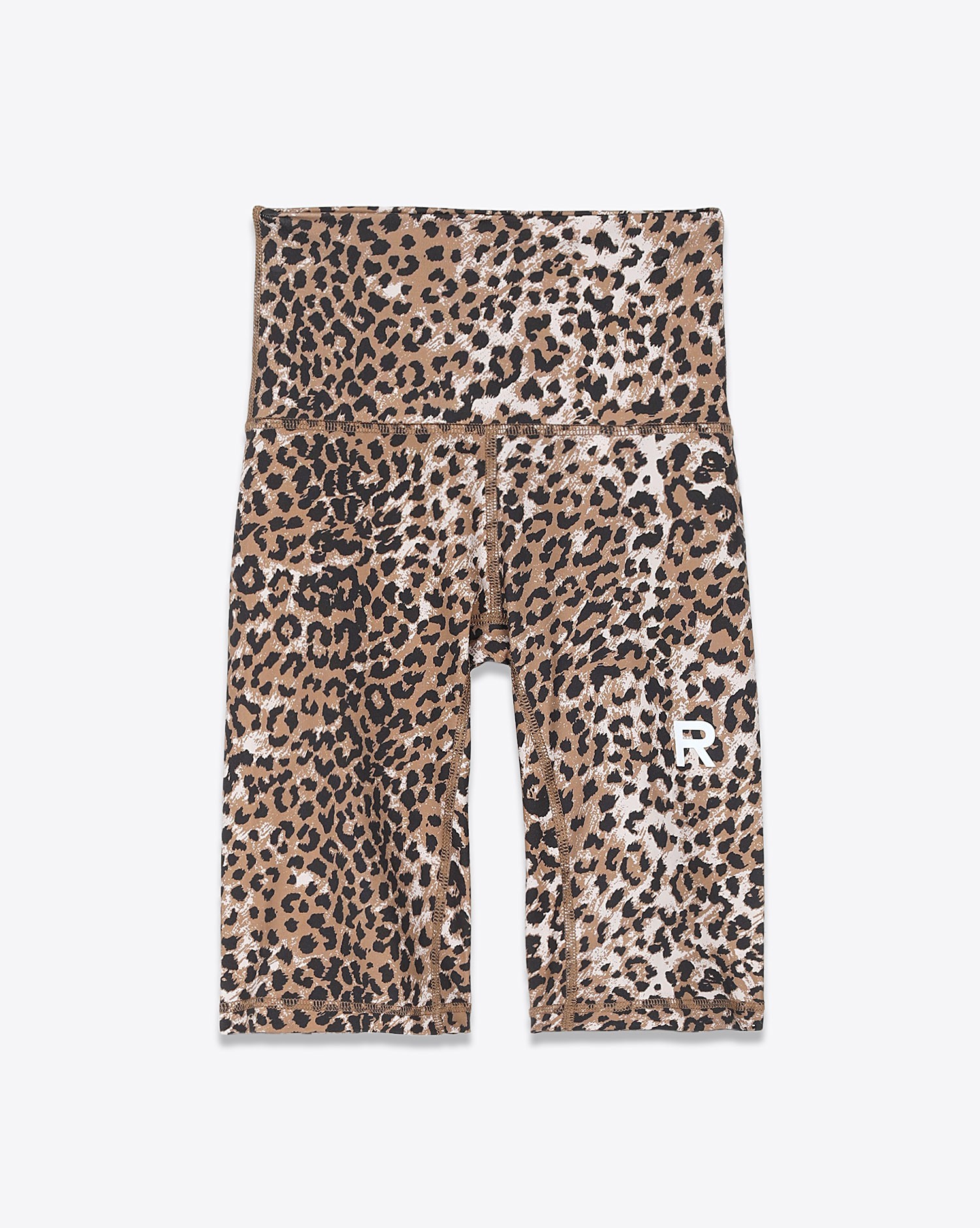 Ragdoll LA Work Out Biker Shorts –  Brown Leopard
