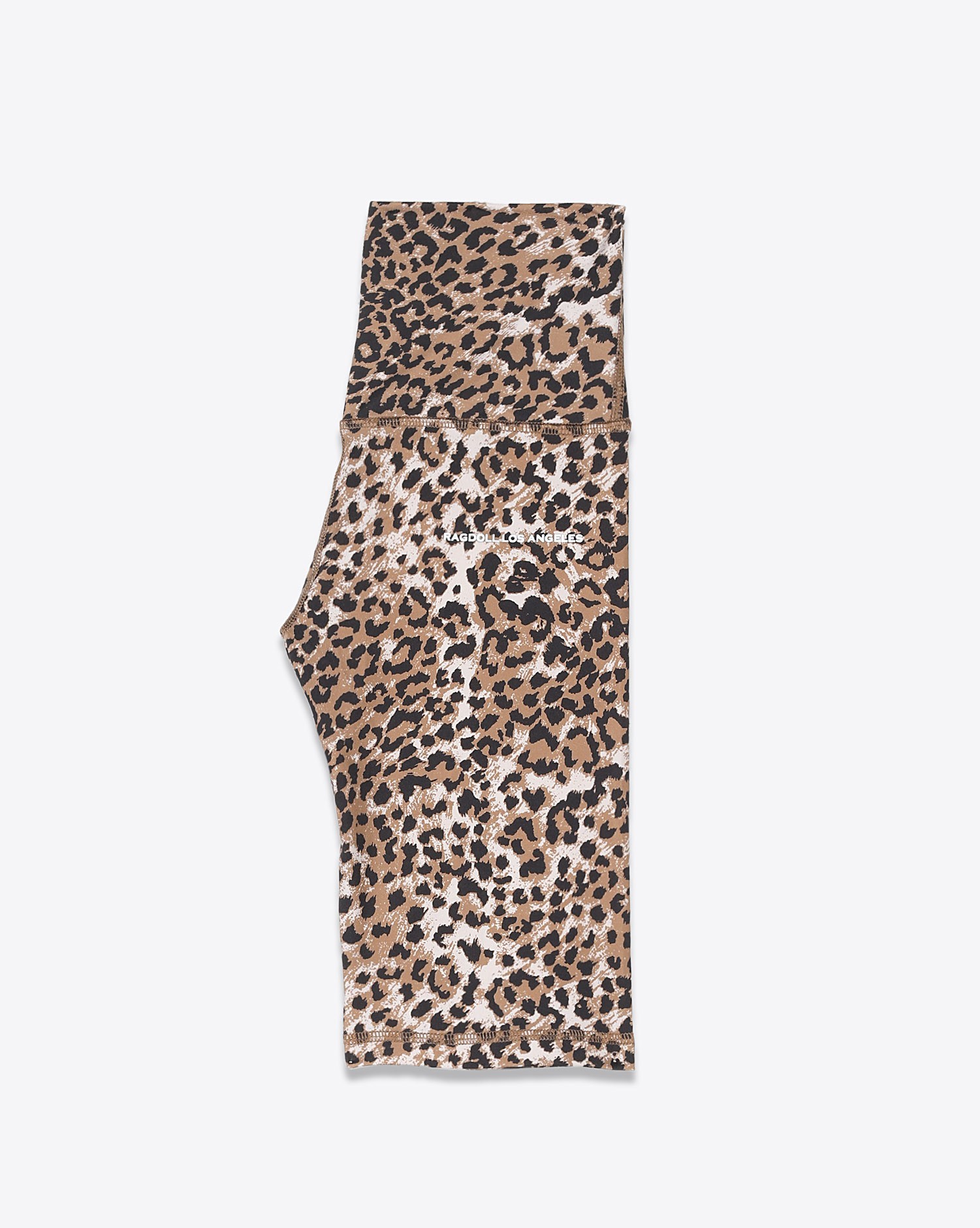Ragdoll LA Work Out Biker Shorts –  Brown Leopard