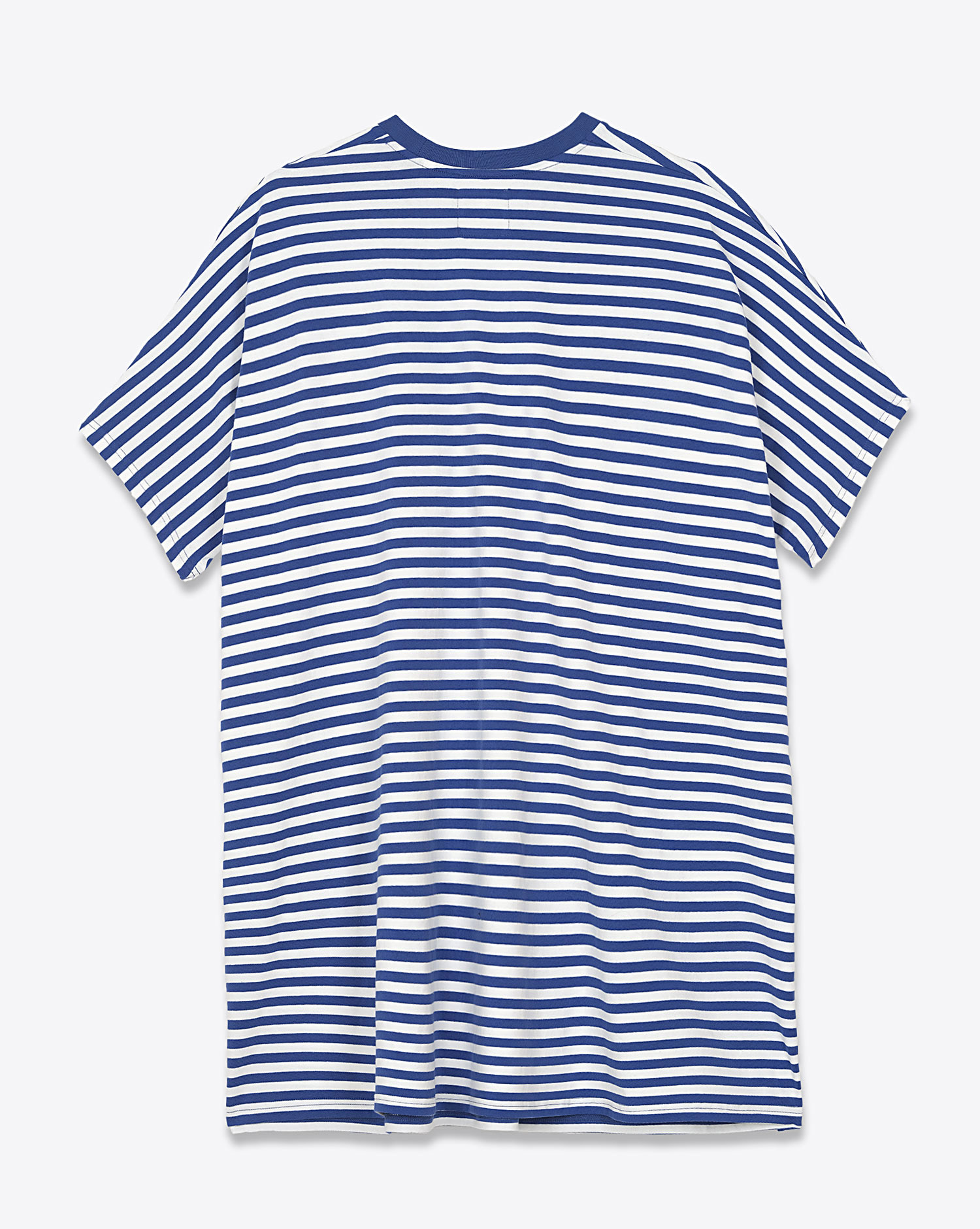 Denimist Robe Tee-Shirt Pocket – Rayé Marine Blanc