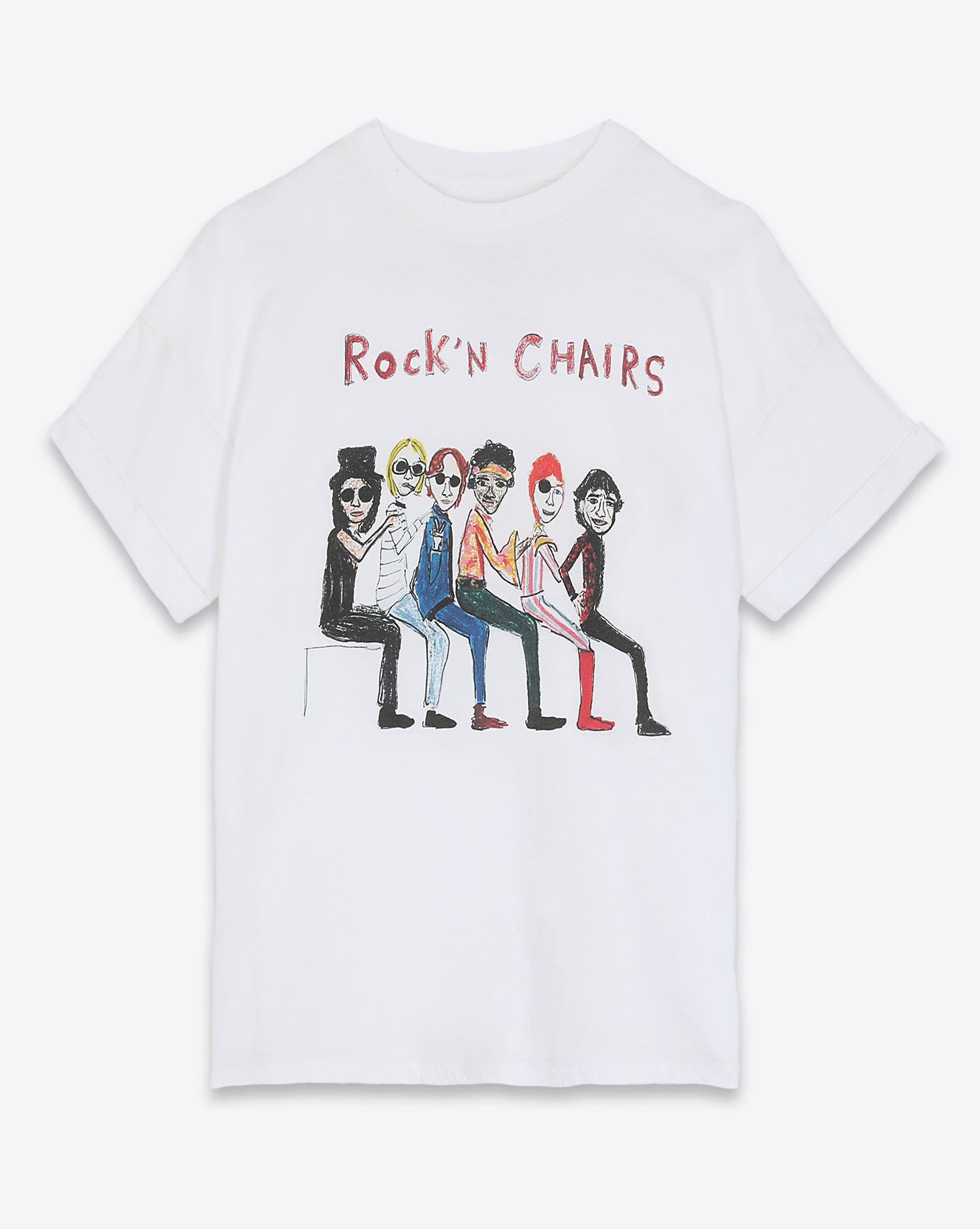 Unfortunate Portrait Tee-Shirt Rock'n Chairs – Blanc