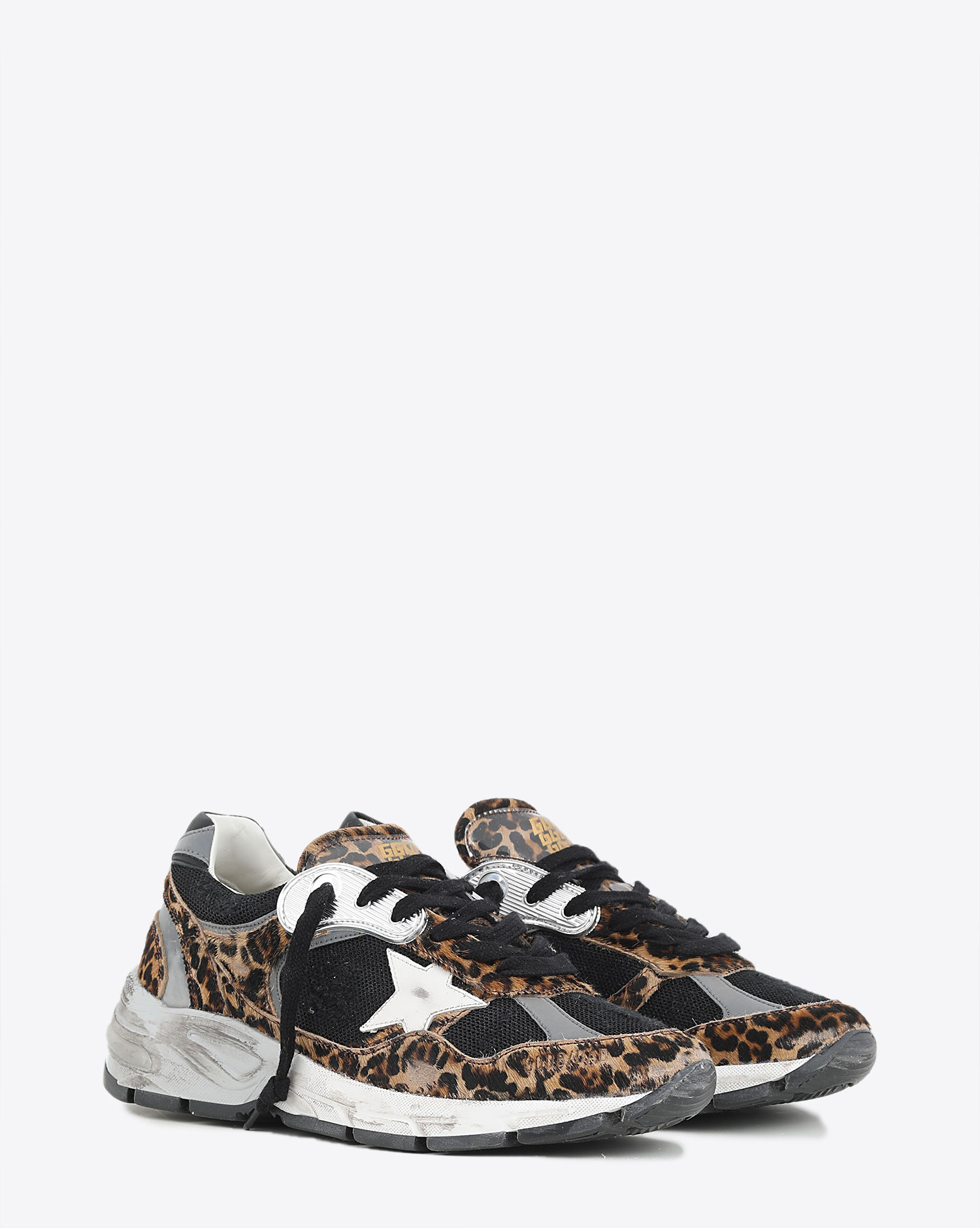 Golden Goose Femme Sneakers Running Dad – Leo Black 81337
