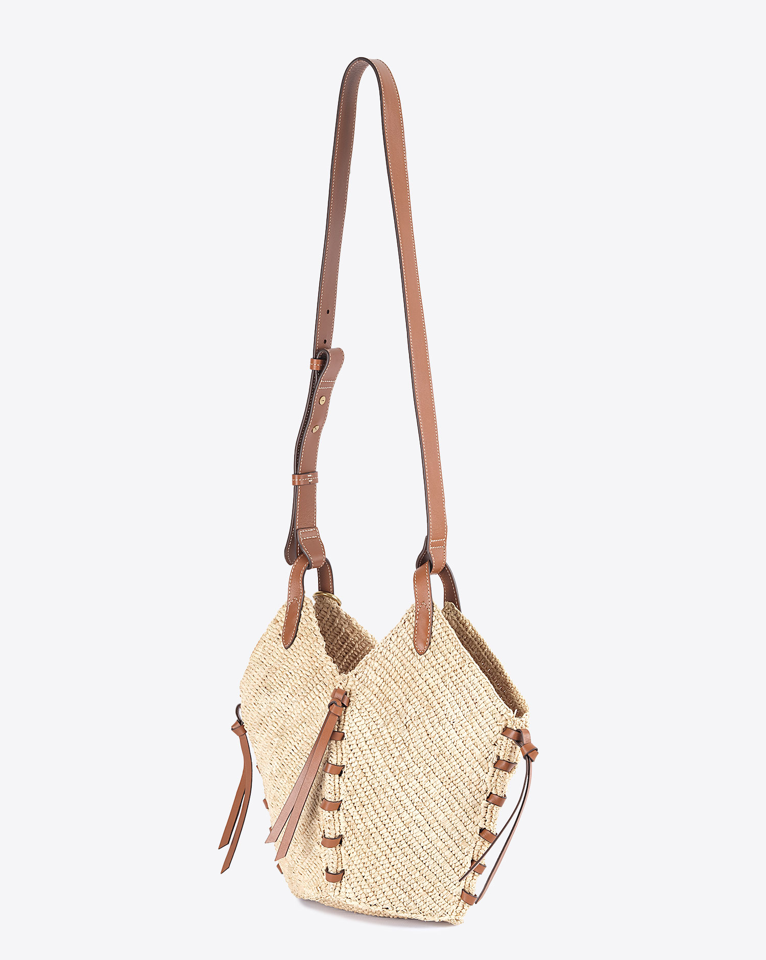 Isabel Marant Sac Tampa Mini – Naturel Cognac