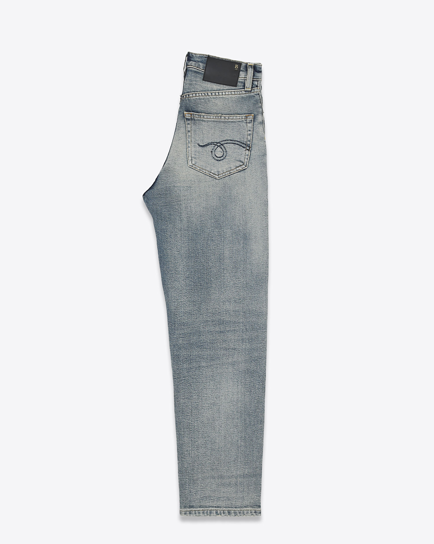 R13 Jean Shelley Slim – Hester Blue Stretch