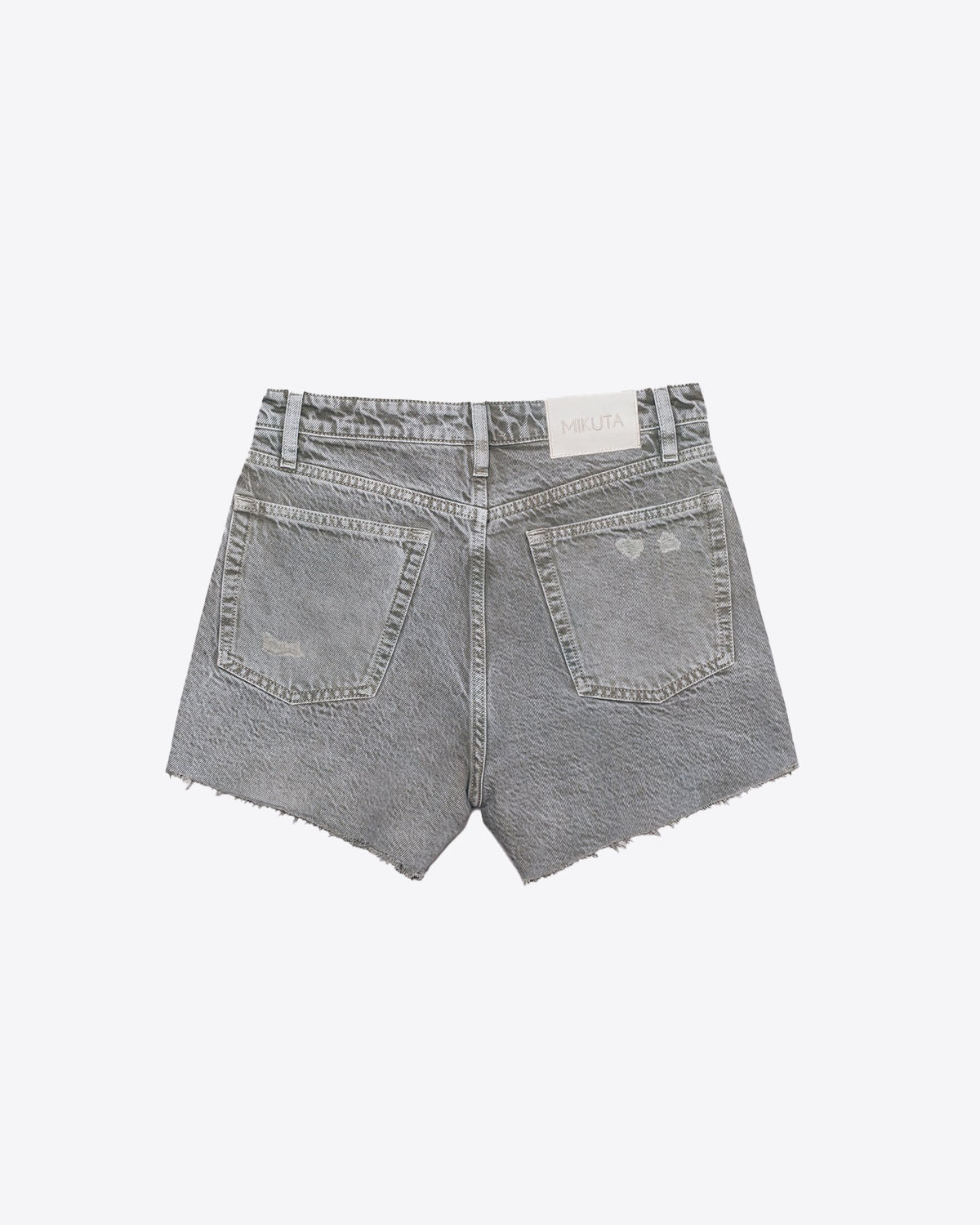 Mikuta Short Jean – Khaki Délavé