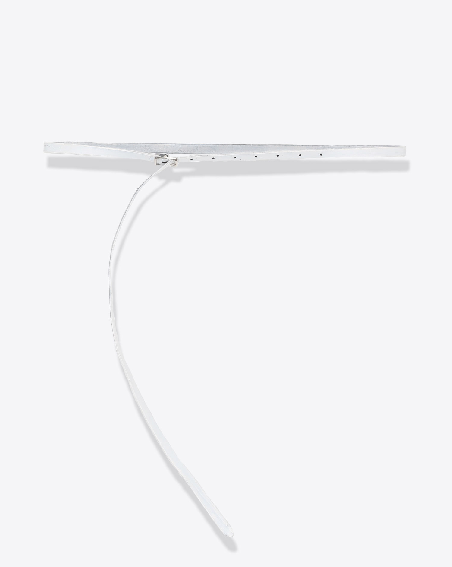R13 Ceinture Skinny – painted white