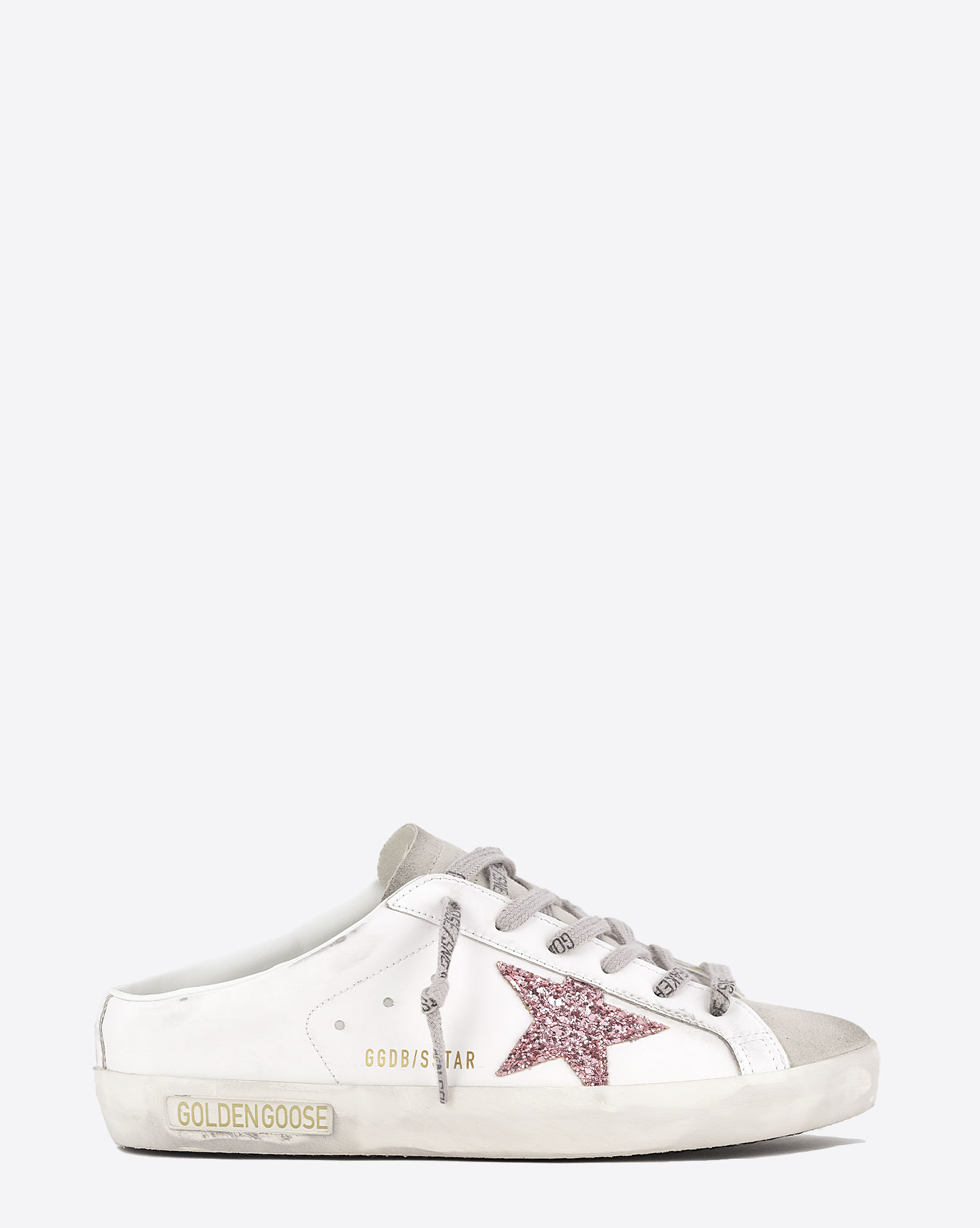 Golden Goose Femme Sneakers Superstar Sabot – Blanc Ice Rose 10386