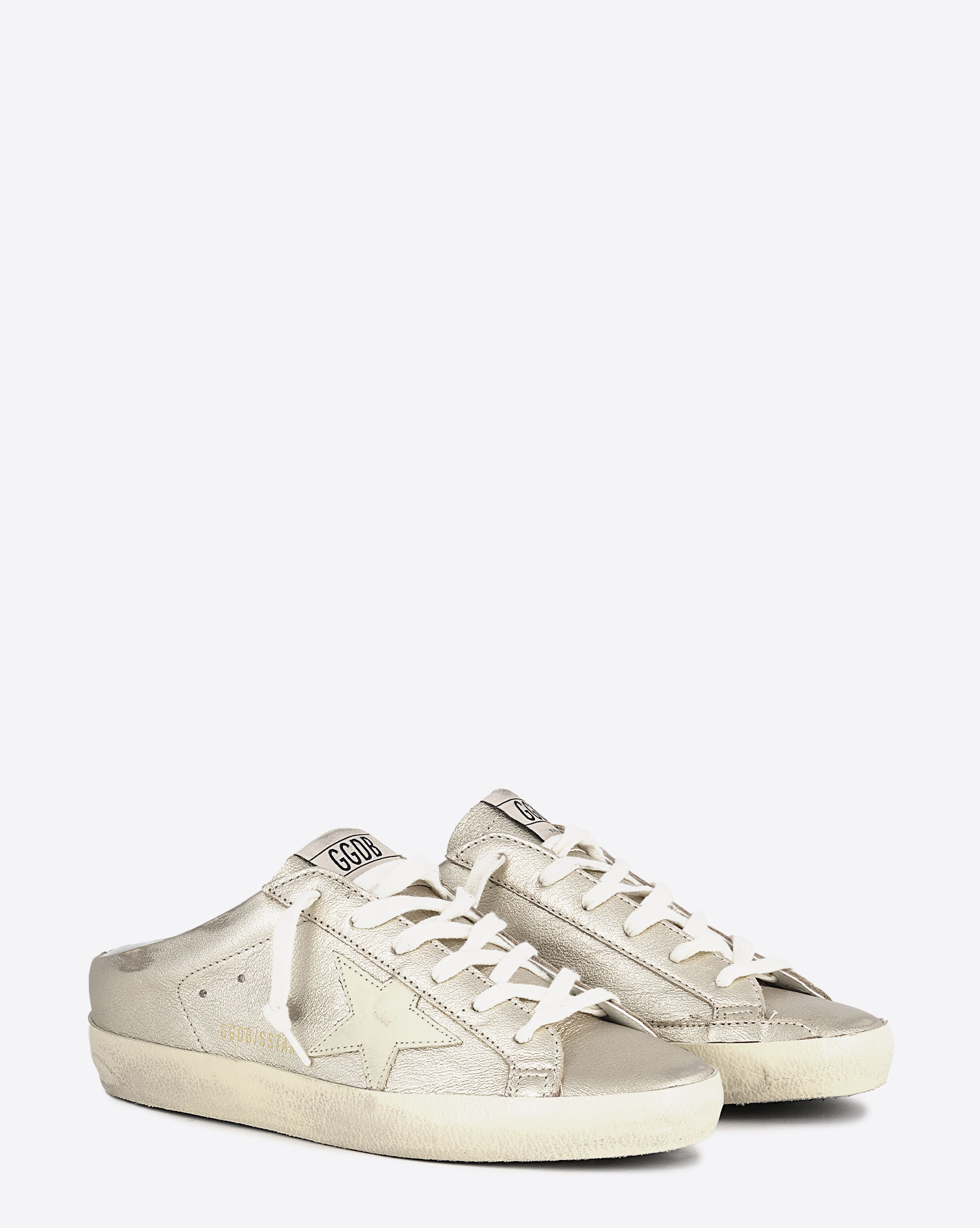 Golden Goose Femme Sneakers Superstar Sabot – Platinium 15582