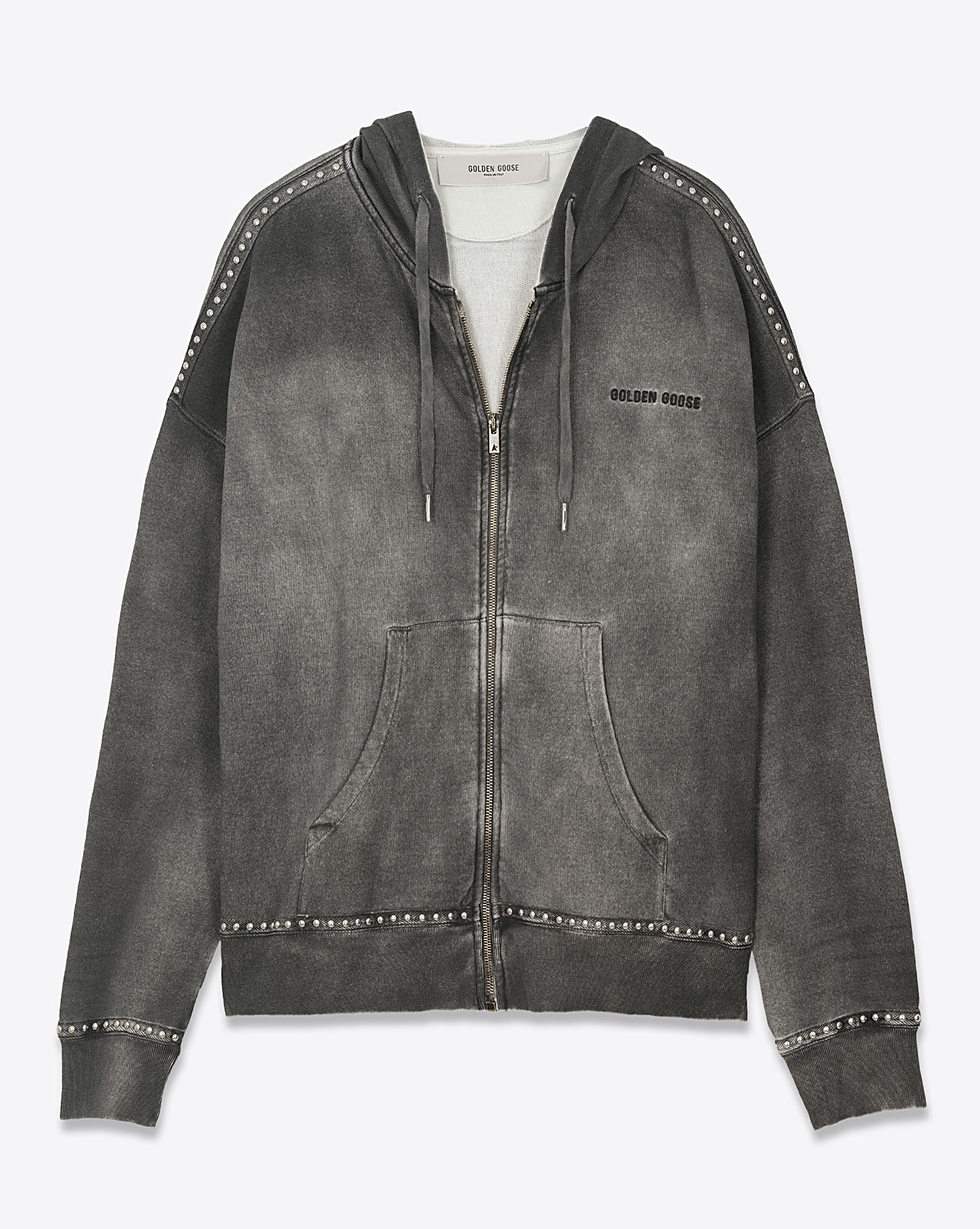 Golden Goose Unisexe Sweatshirt Clous – Gris Foncé