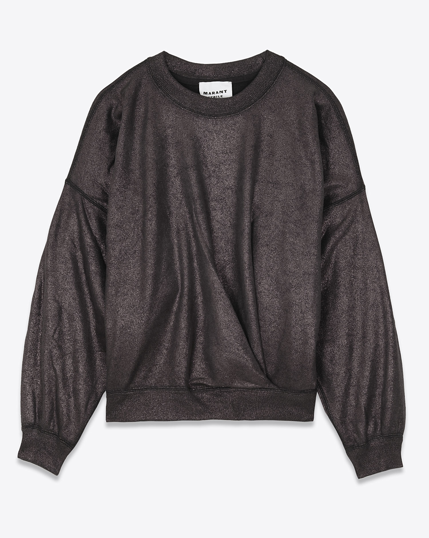 Isabel Marant Etoile Sweatshirt Paulia – Métallique Noir