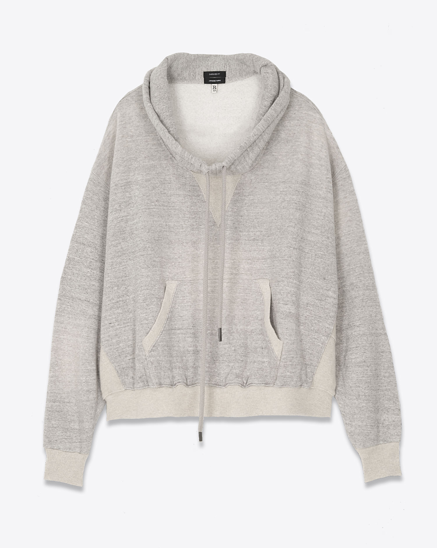 R13 Sweatshirt Popover – Heather Grey Oatmeal