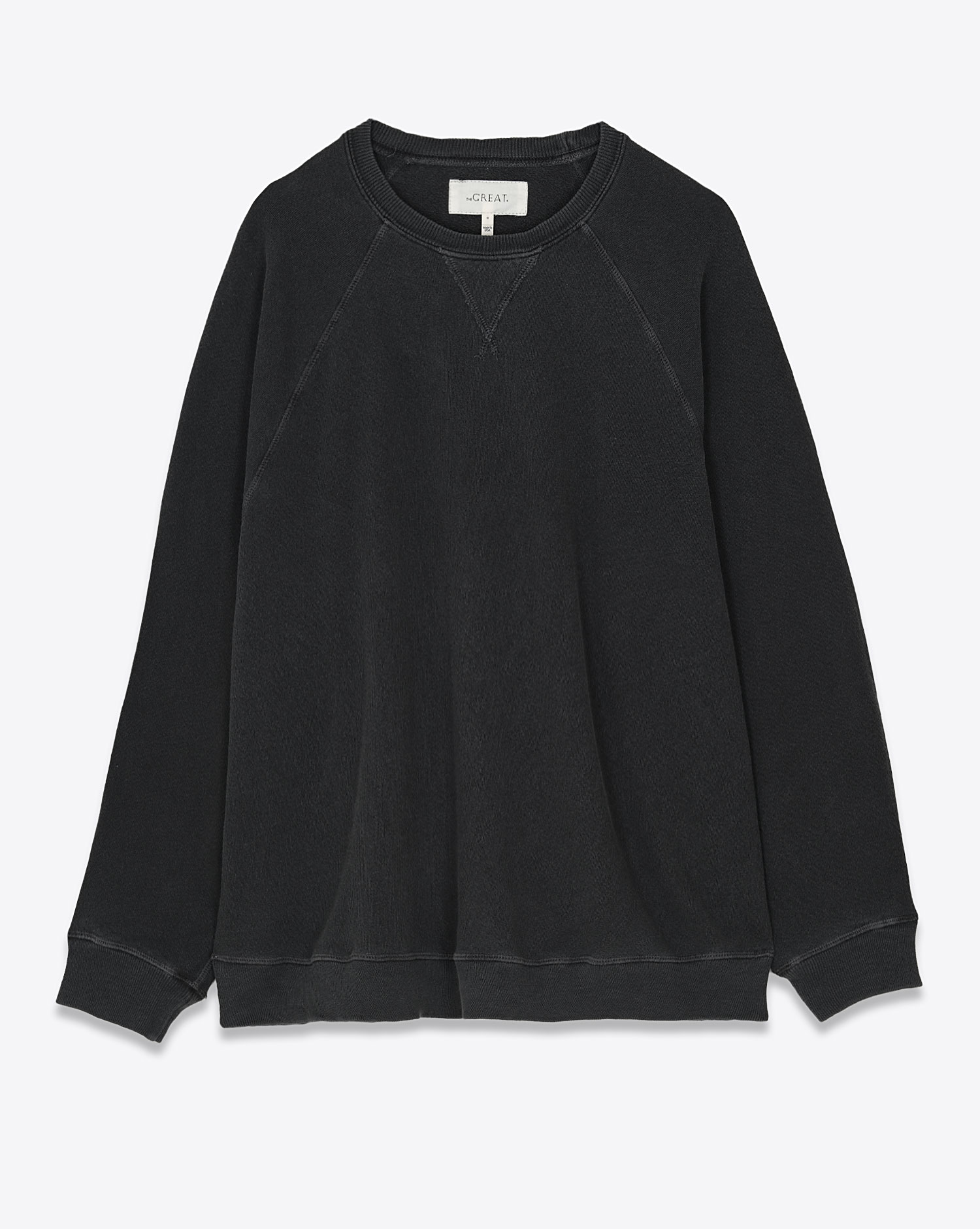 The Great Sweatshirt Slouch – Noir Délavé
