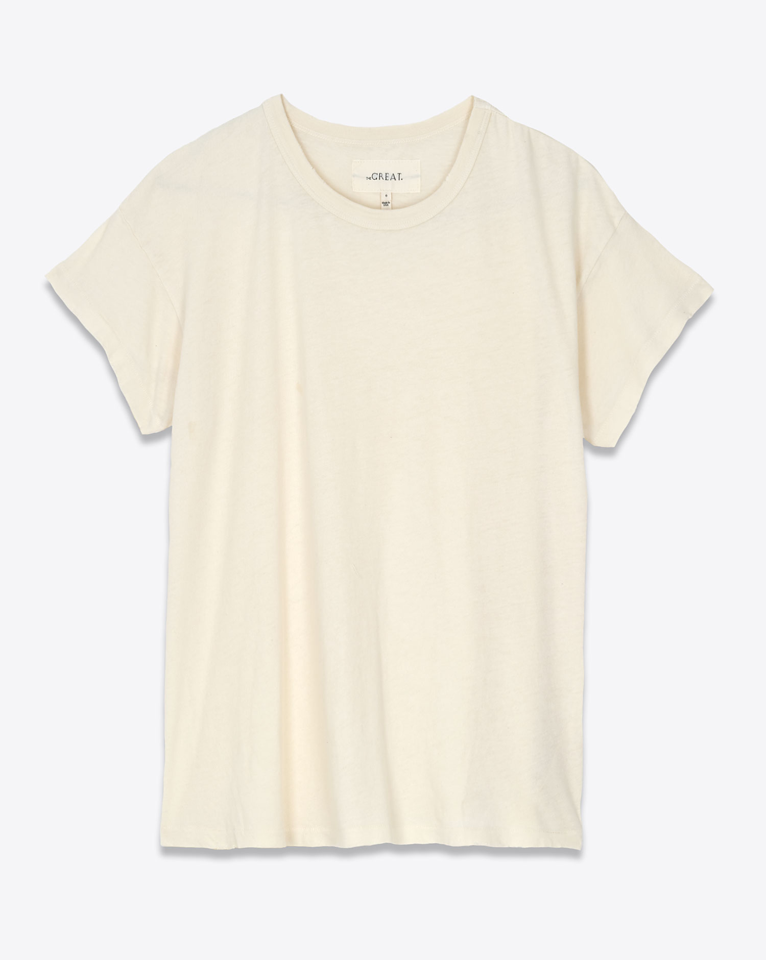 The Great Tee-Shirt Boxy Crew – Ecru