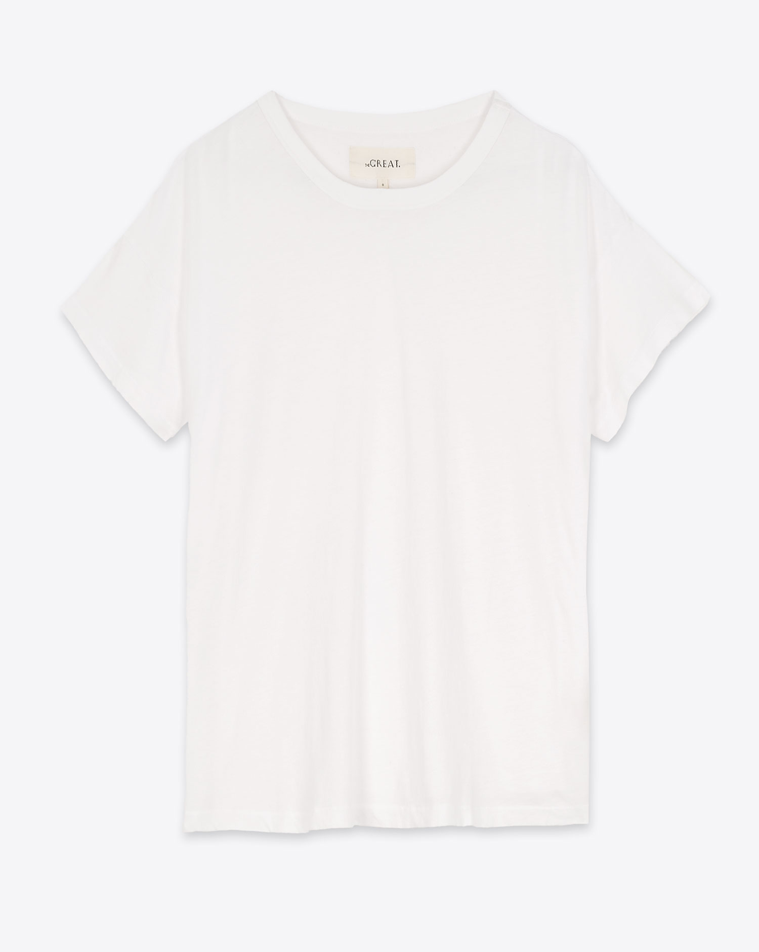 The Great Tee-Shirt Boxy Crew – Blanc