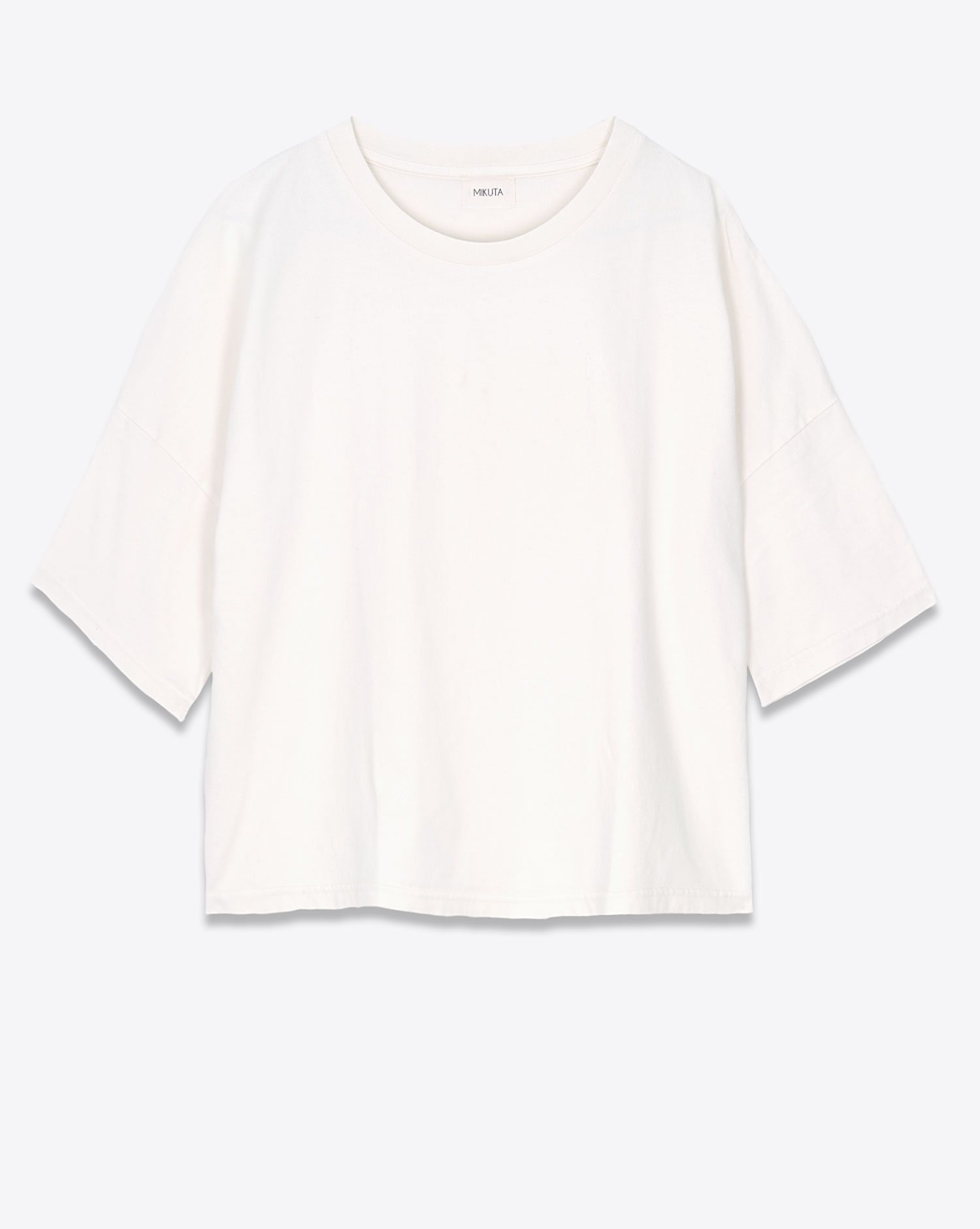 Mikuta Tee-Shirt Coton Large – Ecru