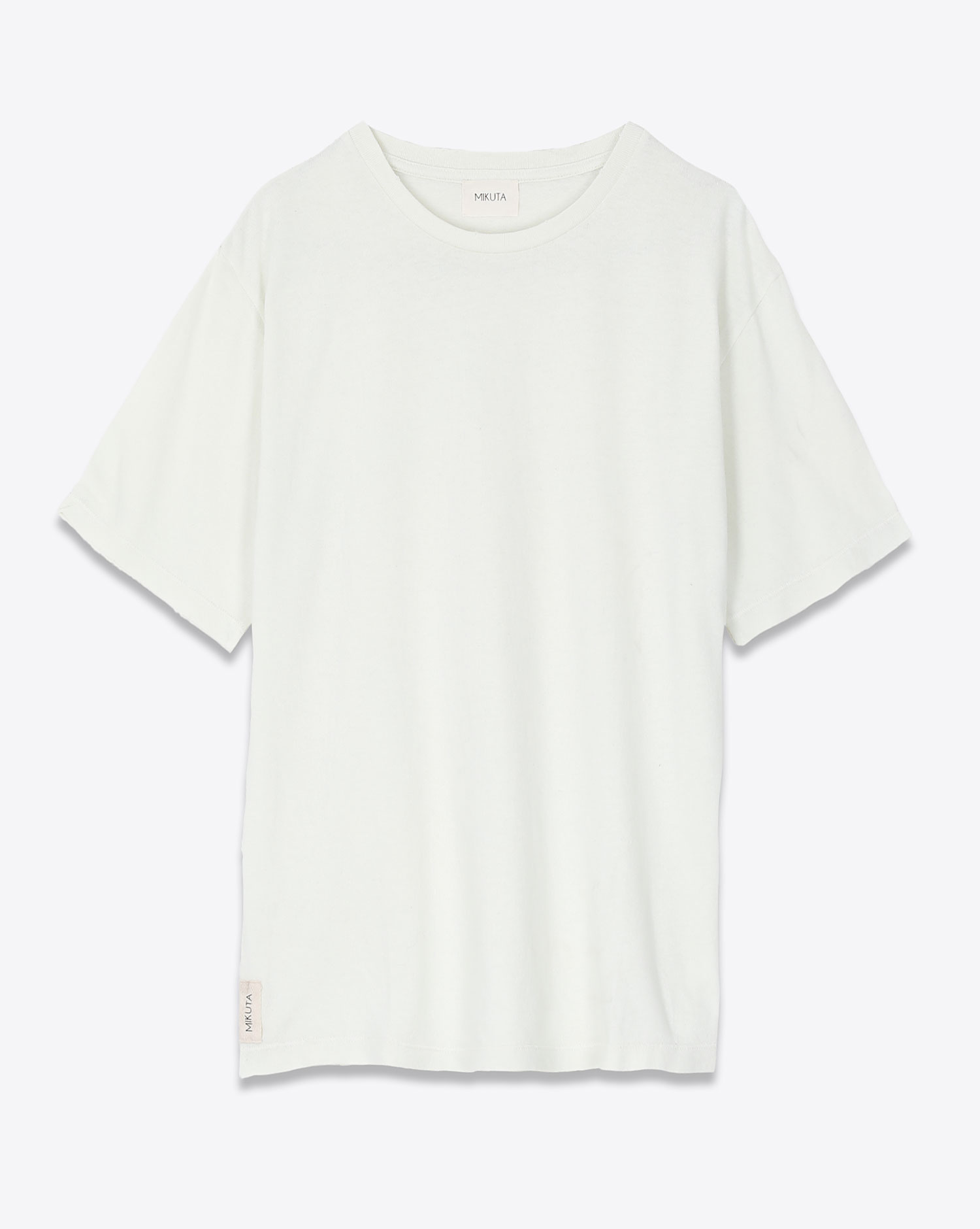 Mikuta Tee-Shirt Coton Vintage – Blanc