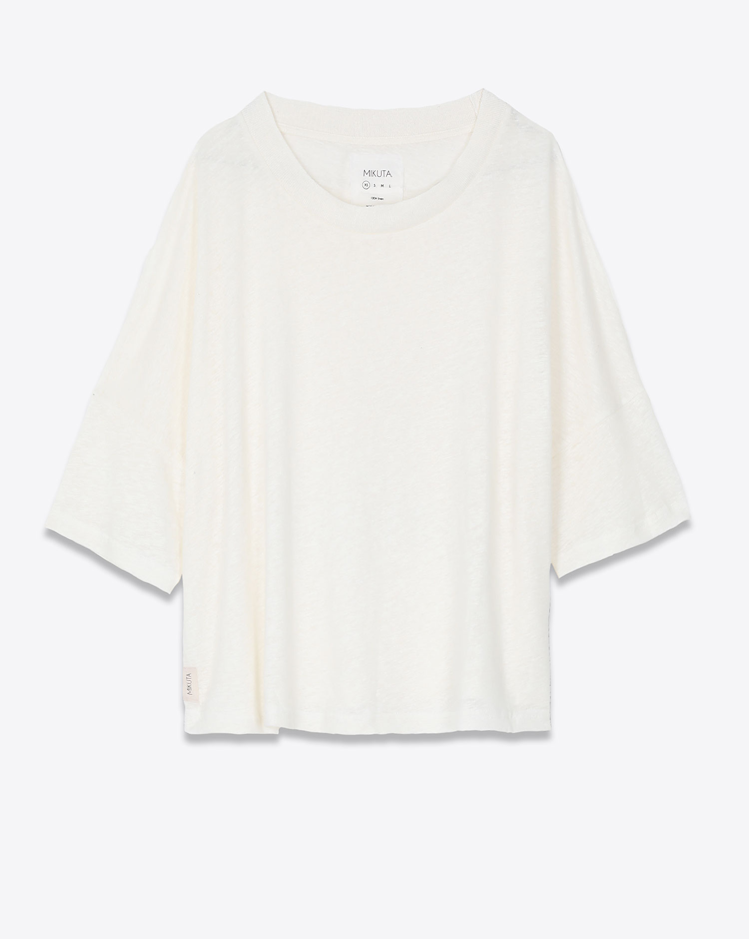 Mikuta Tee-Shirt Lin Large – Blanc