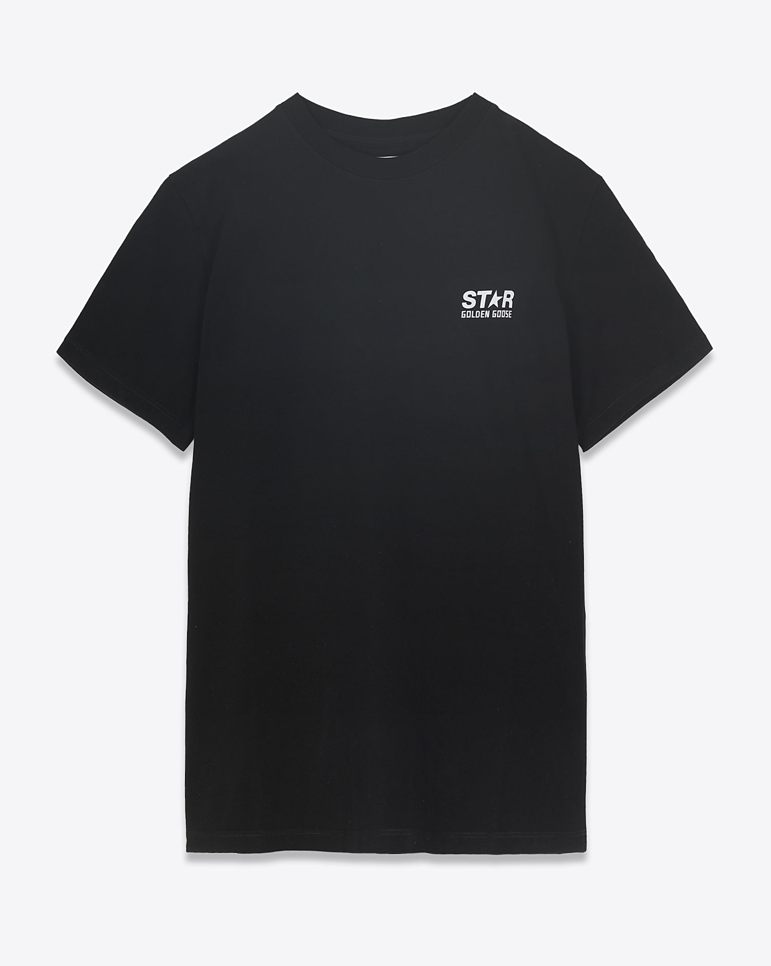 Golden Goose Femme Tee-Shirt Logo Star – Noir Blanc