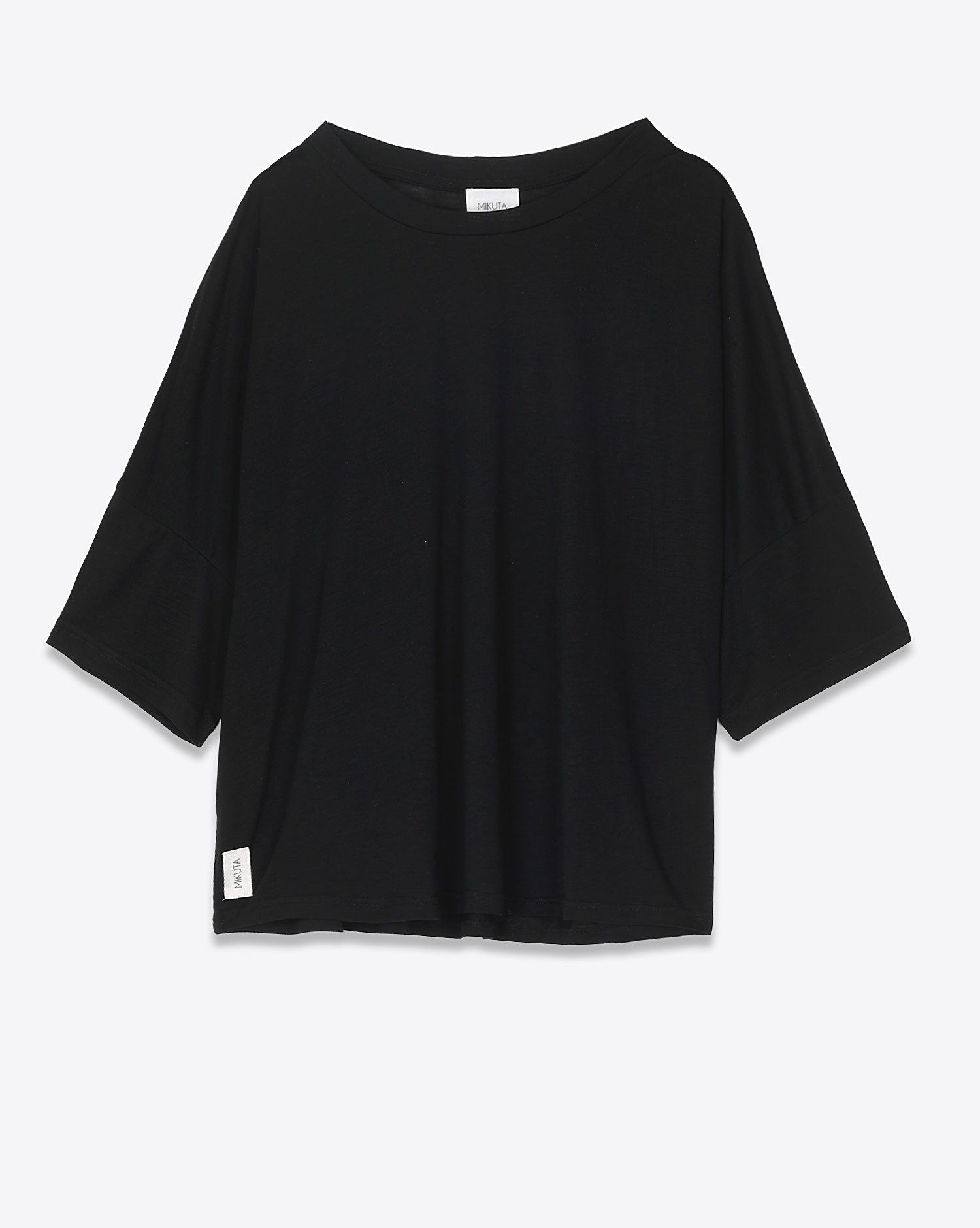 Mikuta Tee-Shirt Lyocell Large – Noir