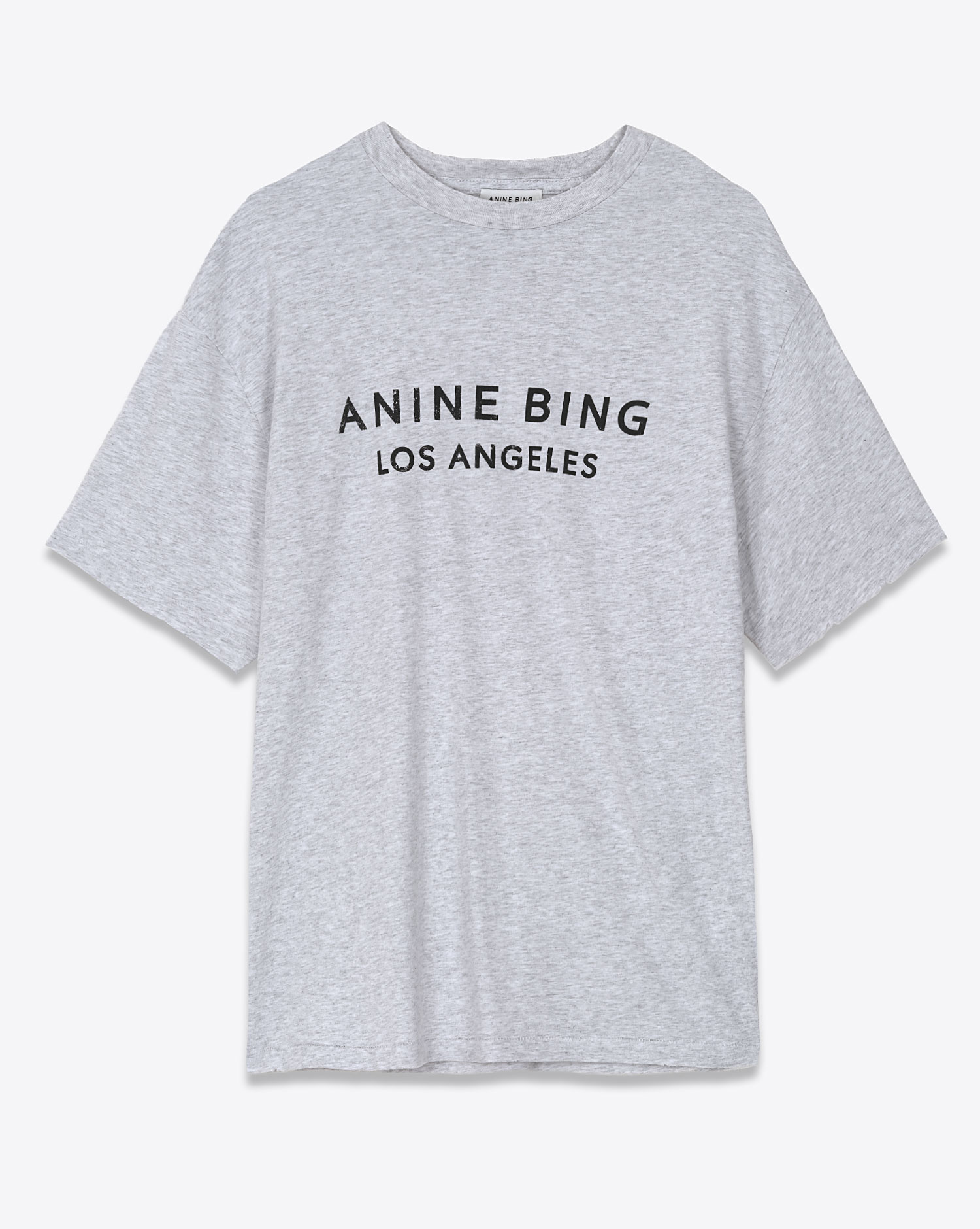Anine Bing Tee-Shirt Myers – Gris Chiné