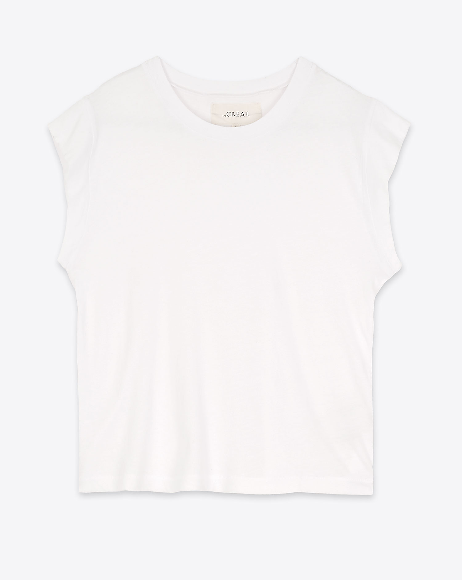 The Great Tee-Shirt Peak Shoulder – Blanc