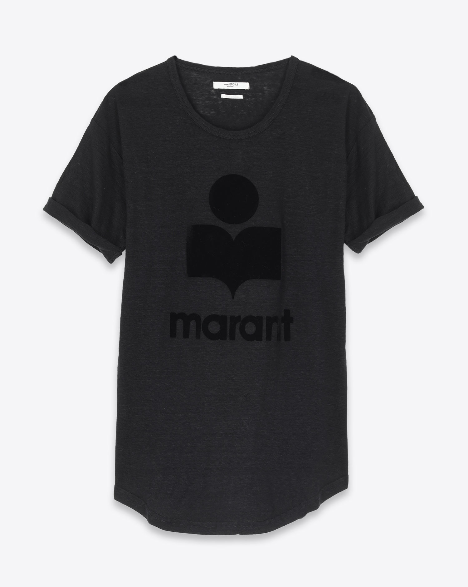 Isabel Marant Etoile Tee Shirt Koldi – Logo Velours Black