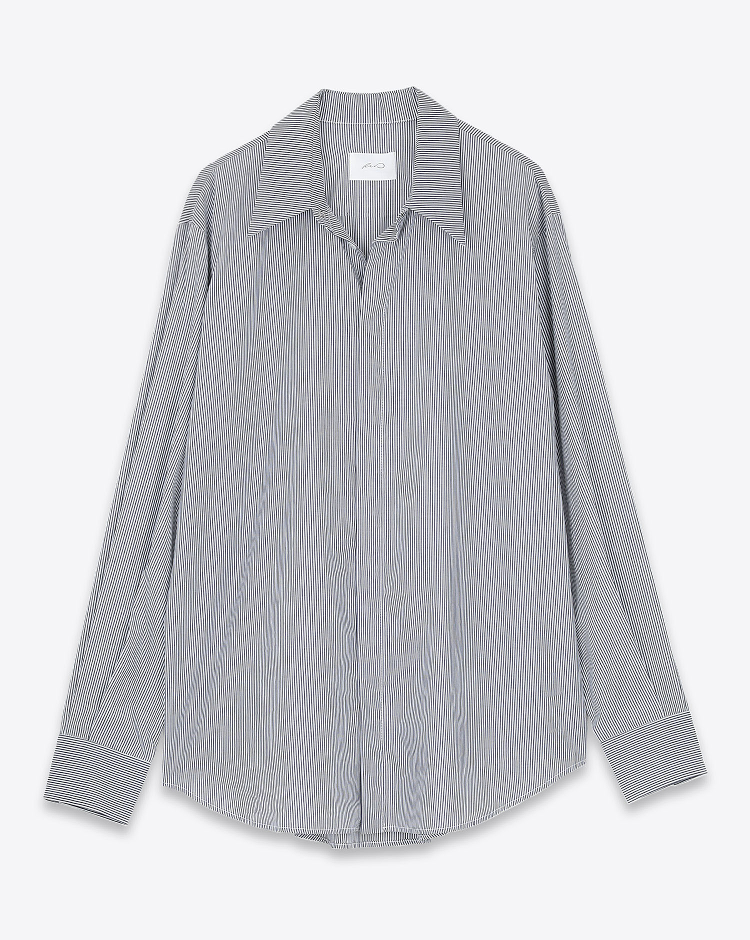 Rory William Docherty The Collared Shirt – Blue white Stripe
