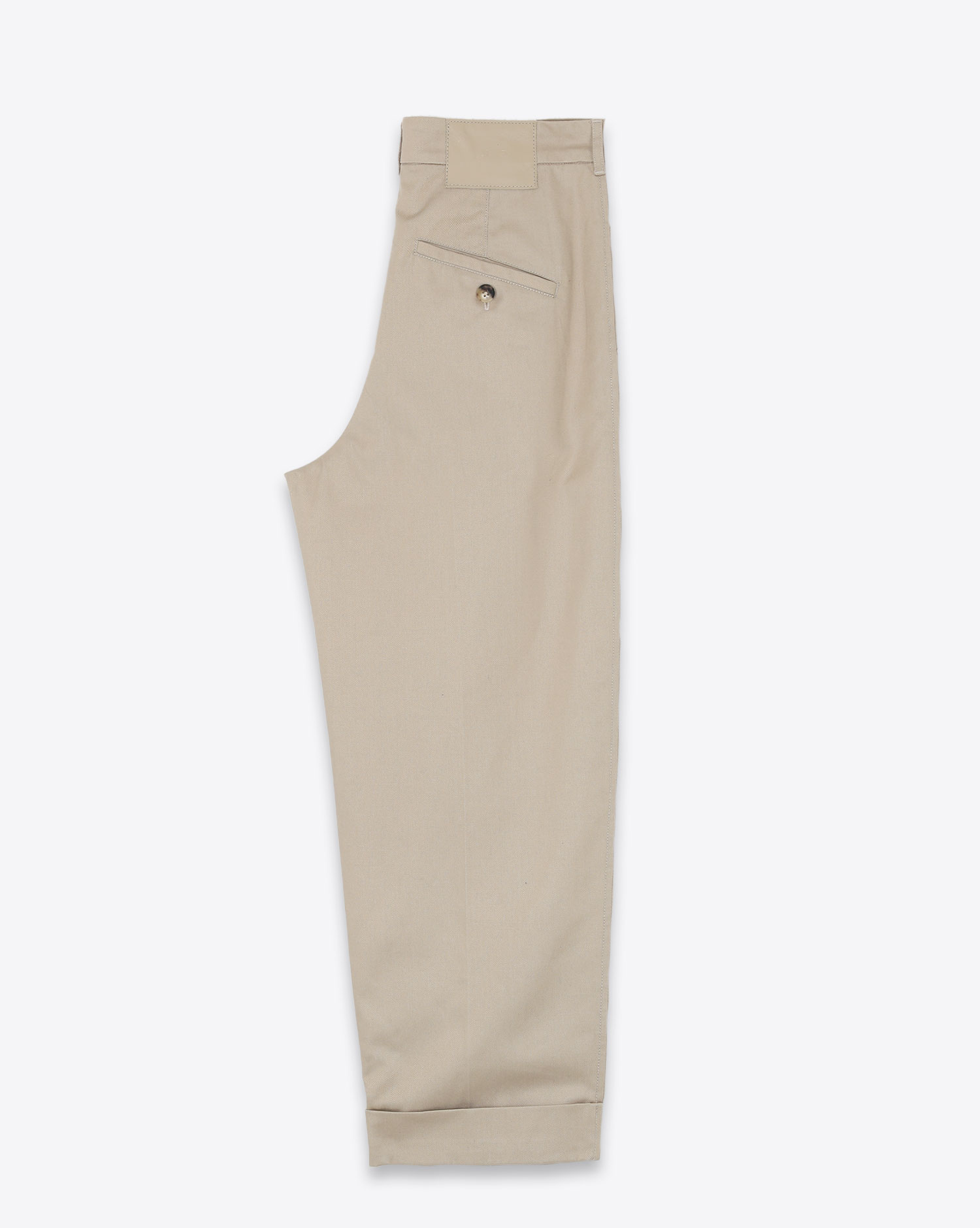 Rory William Docherty The Cuffed Chino – Beige