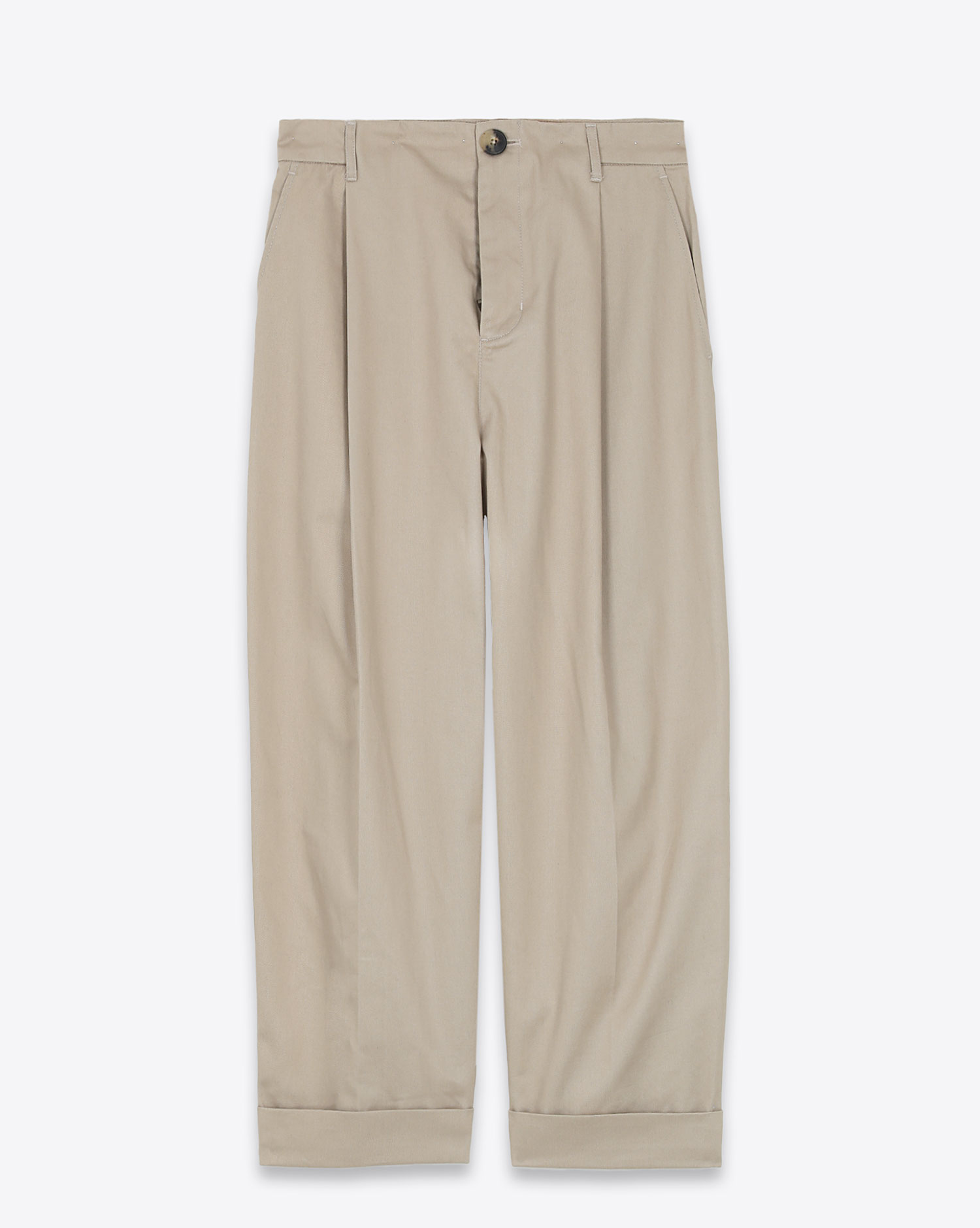 Rory William Docherty The Cuffed Chino – Beige