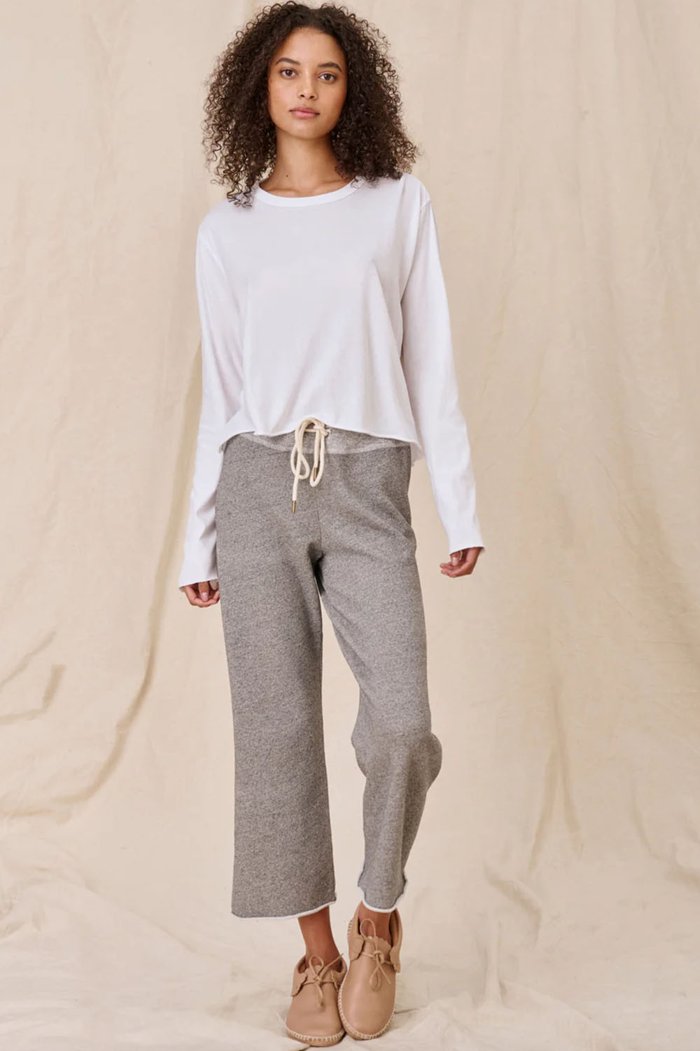 The Great Jogging Wide Leg – Gris
