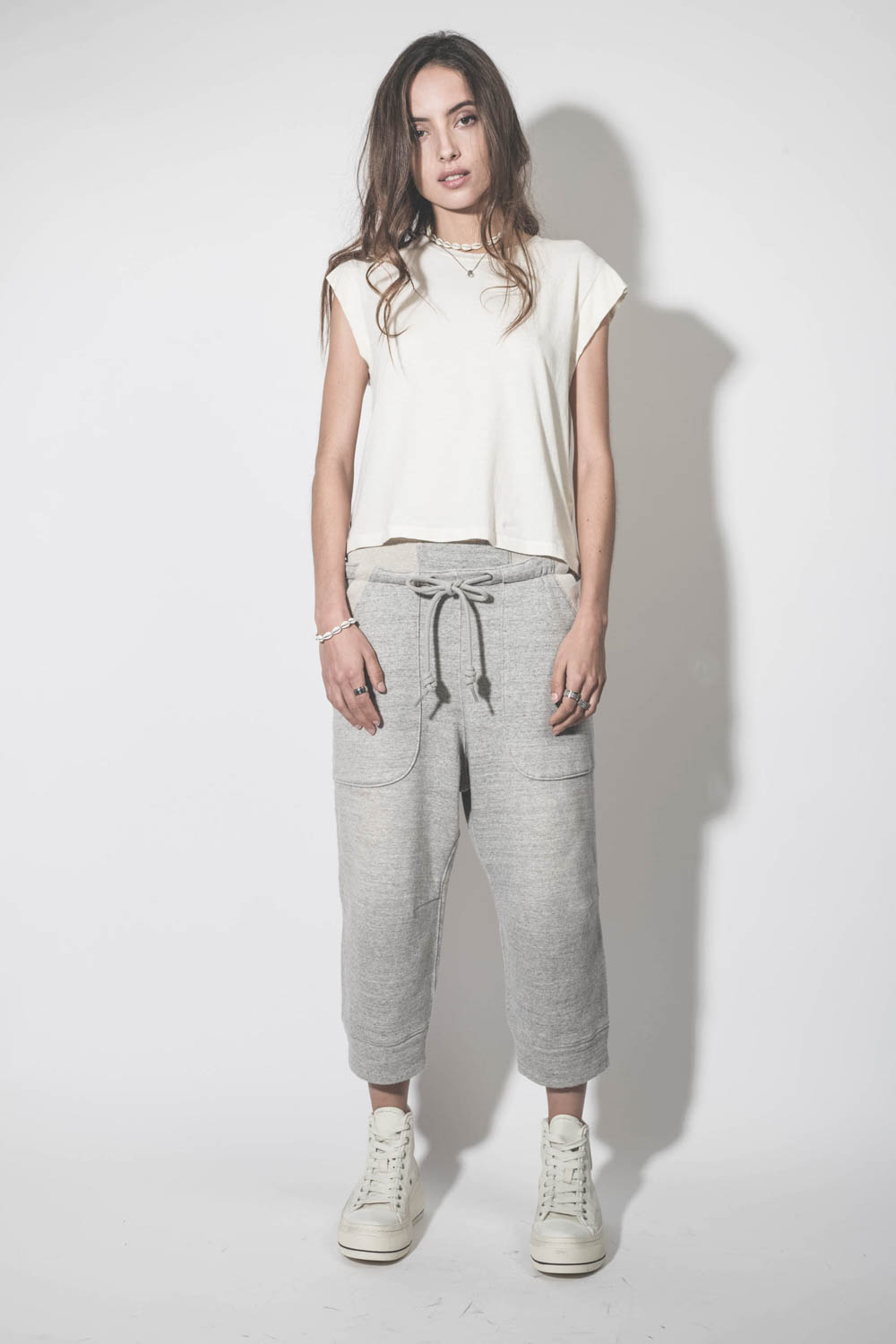 The Great Tee-Shirt Peak Shoulder – Ecru