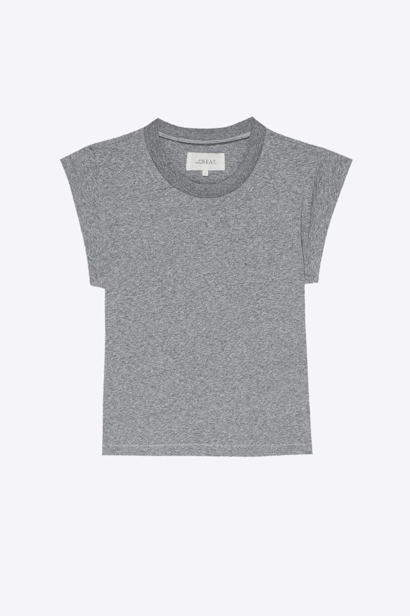 The Great Tee-Shirt Peak Shoulder – Gris