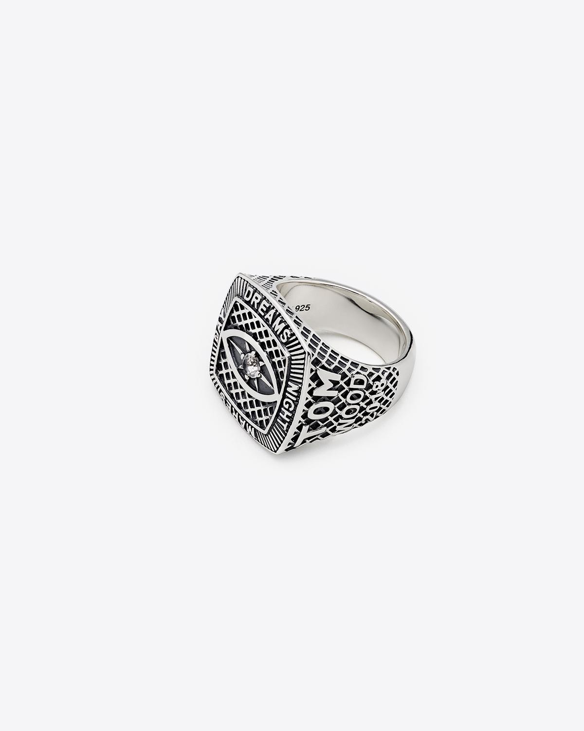 Tom Wood Bague Champion Crystal Eye