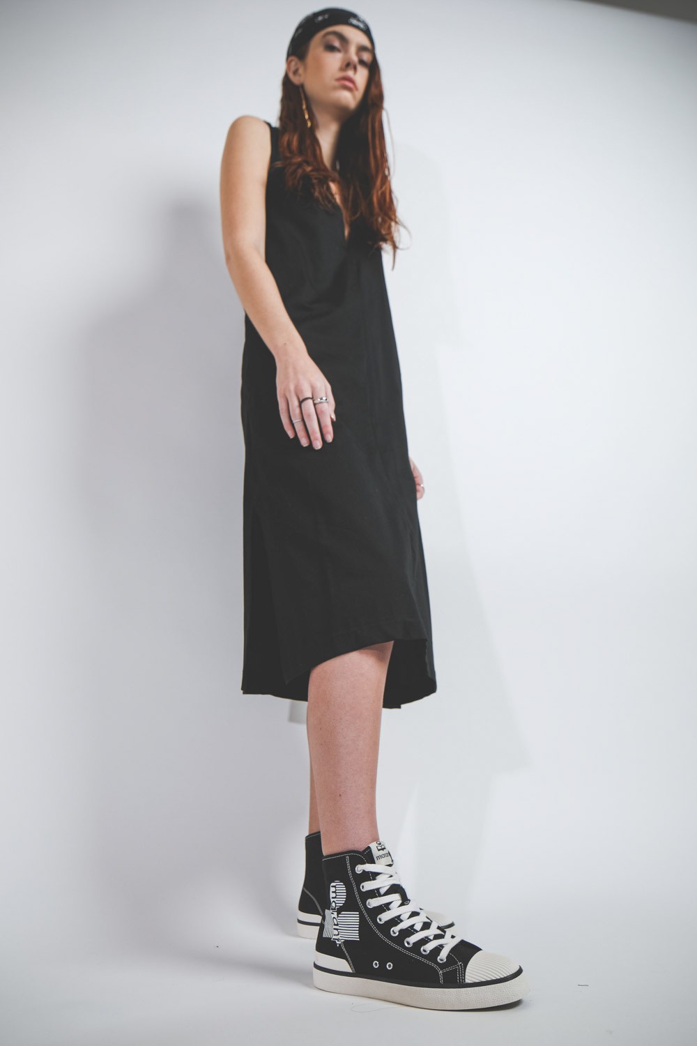 Tom Wood Knot Dress - Pitch Black