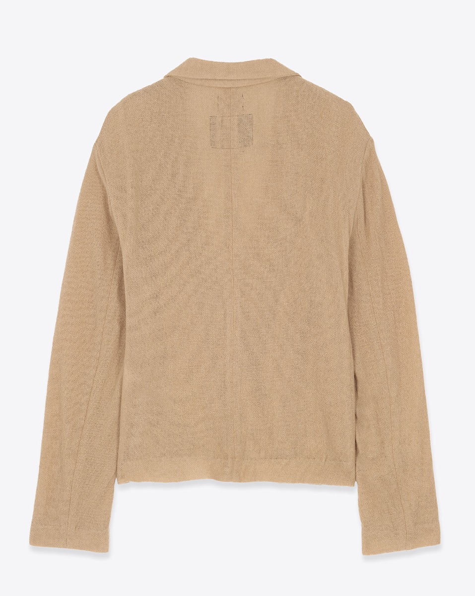 R13 Top Twisted Lapel – Camel
