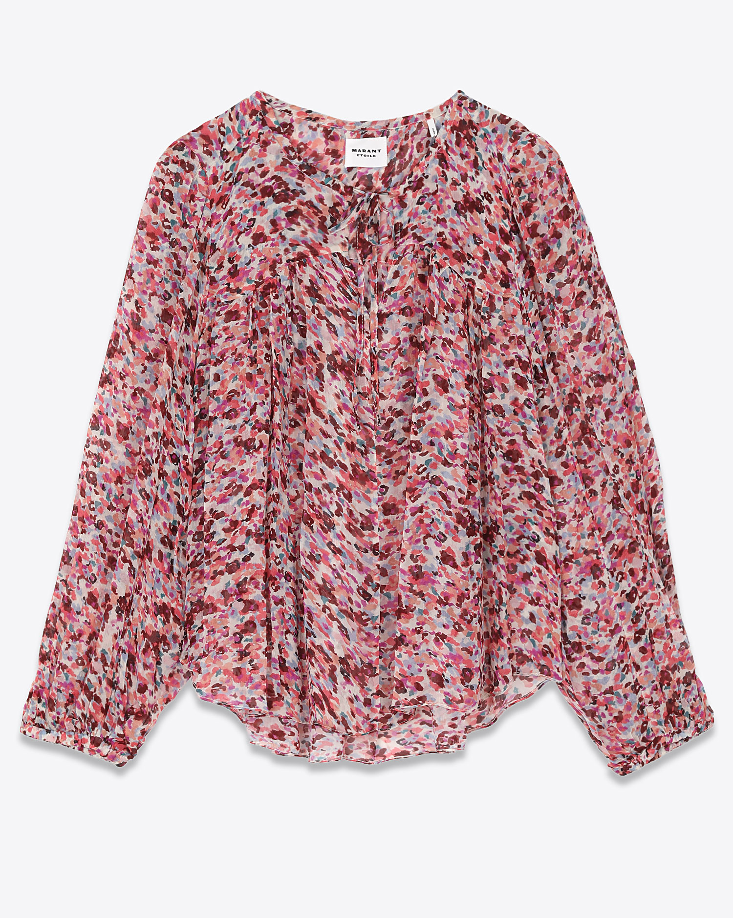 Isabel Marant Etoile Top DAYTONEA – Raspberry Ecru
