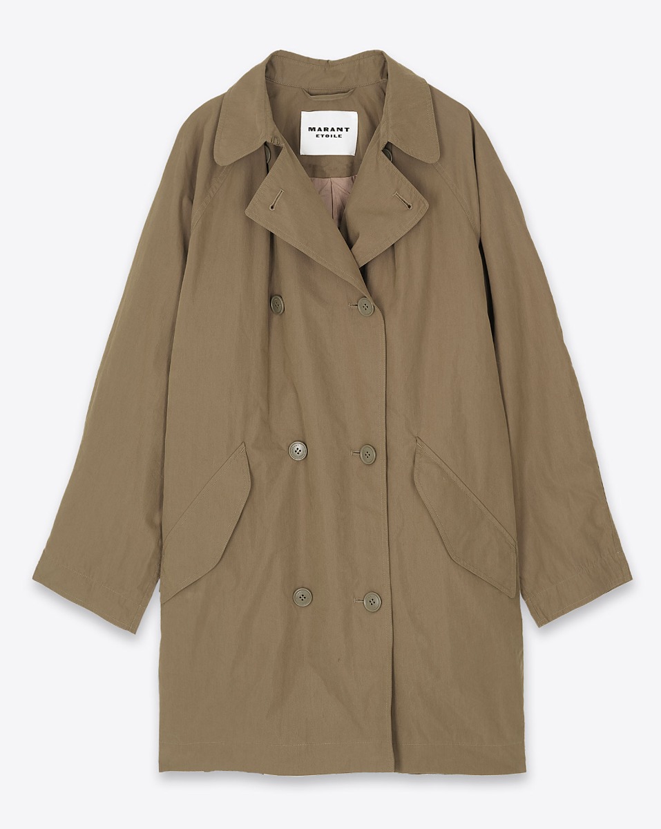 Isabel Marant Etoile Trench Carlota – Kaki