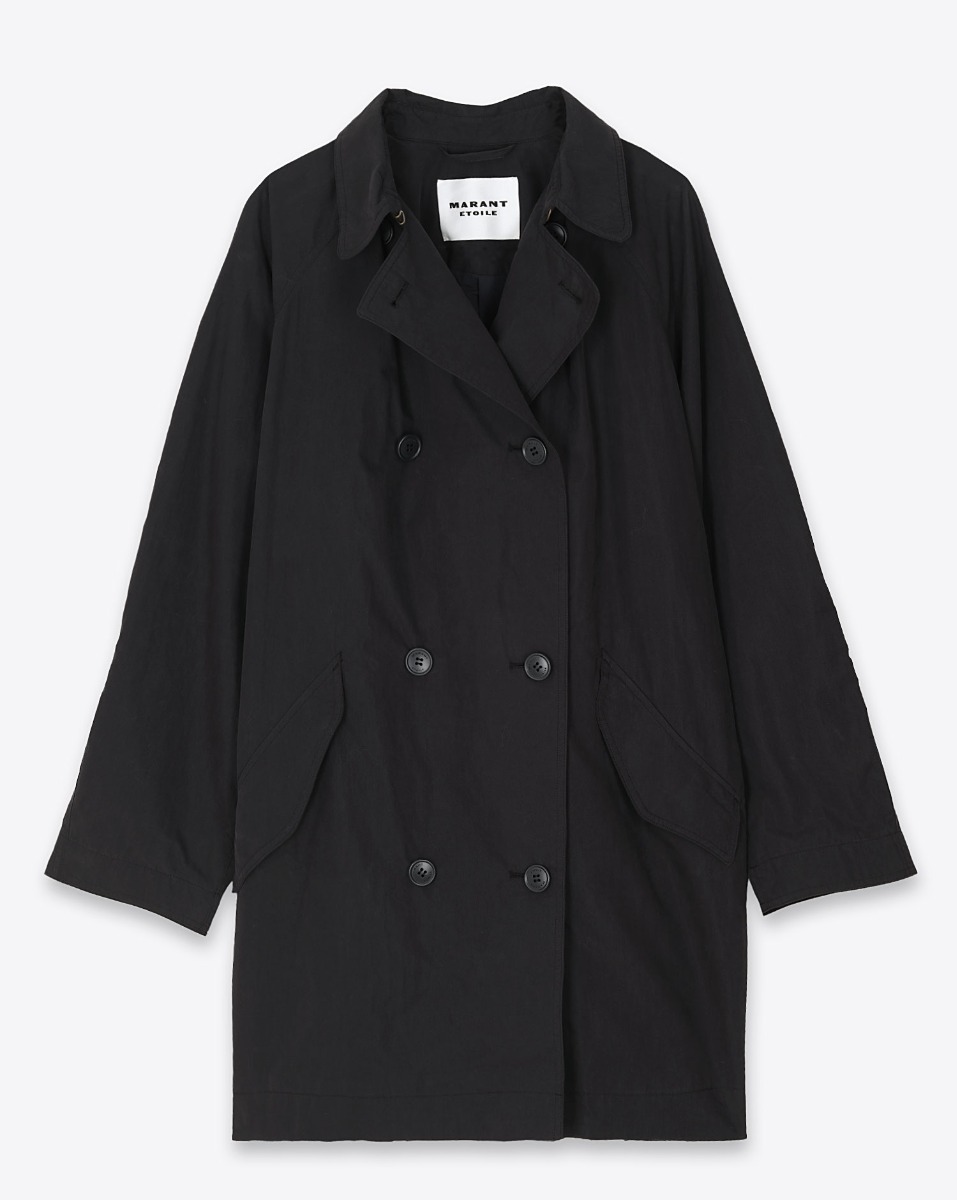 Isabel Marant Etoile Trench Carlota – Noir Délavé