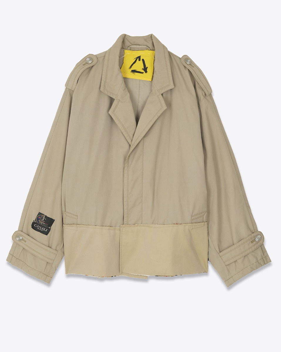 Yekaterina Ivankova Trench Court Upcycling – Canali Beige
