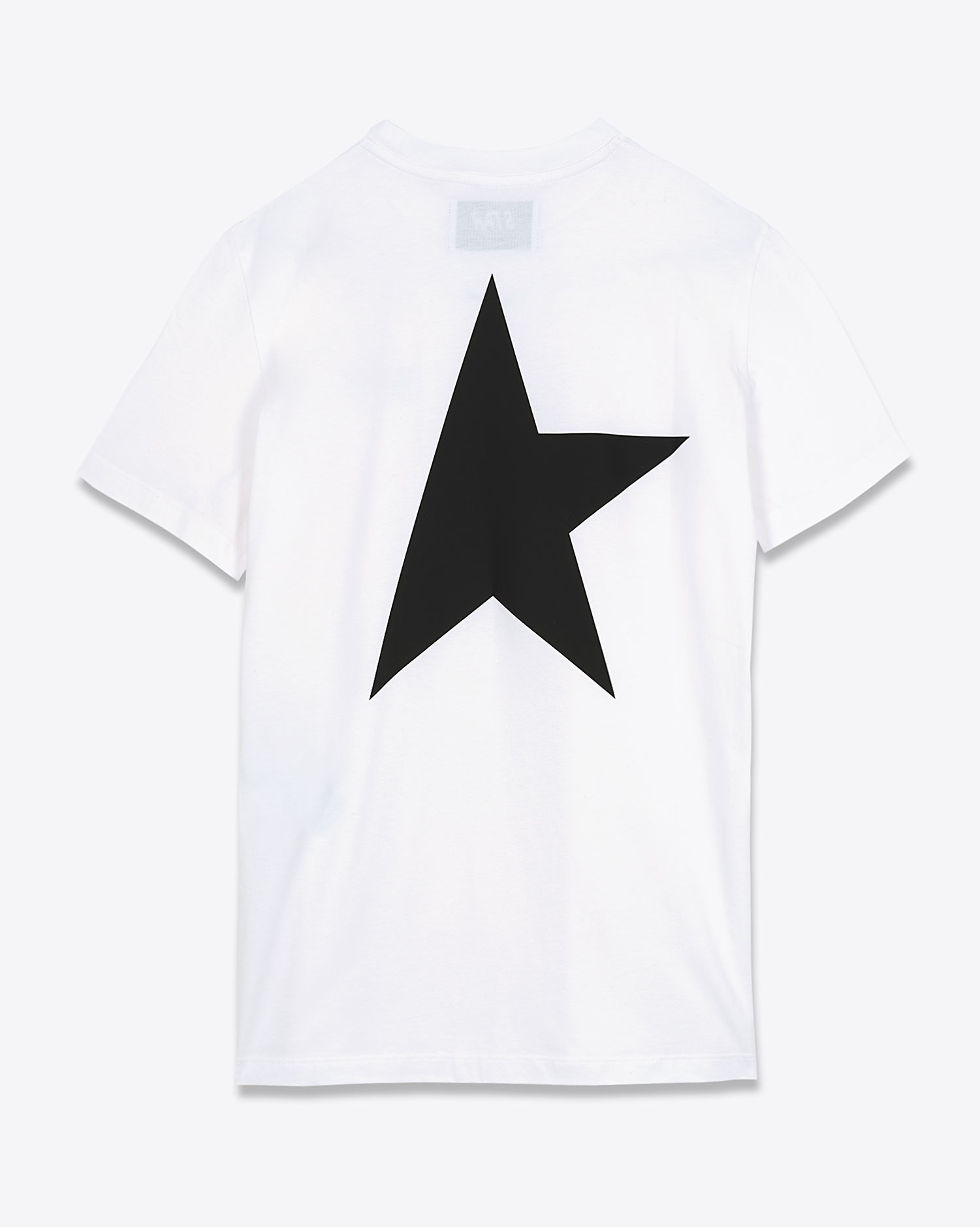 Golden Goose Femme Tee-Shirt Logo Star – Blanc Noir