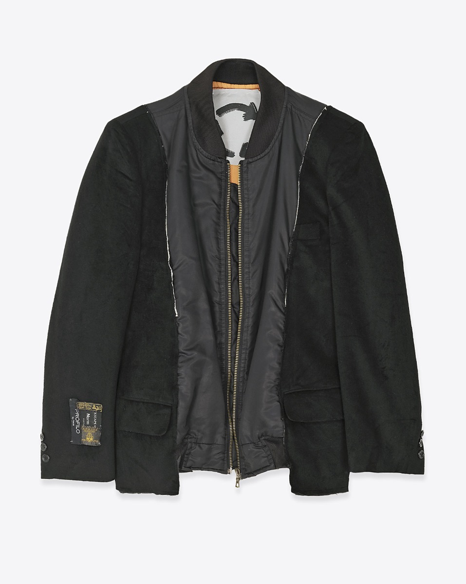 Yekaterina Ivankova Veste Bomber Upcycling – Profilo Noir