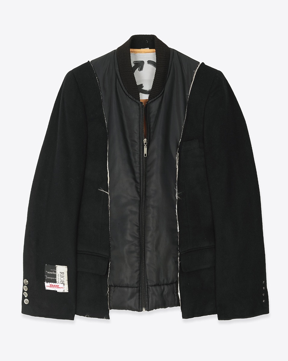 Yekaterina Ivankova Veste Bomber Upcycling – Rige Noir