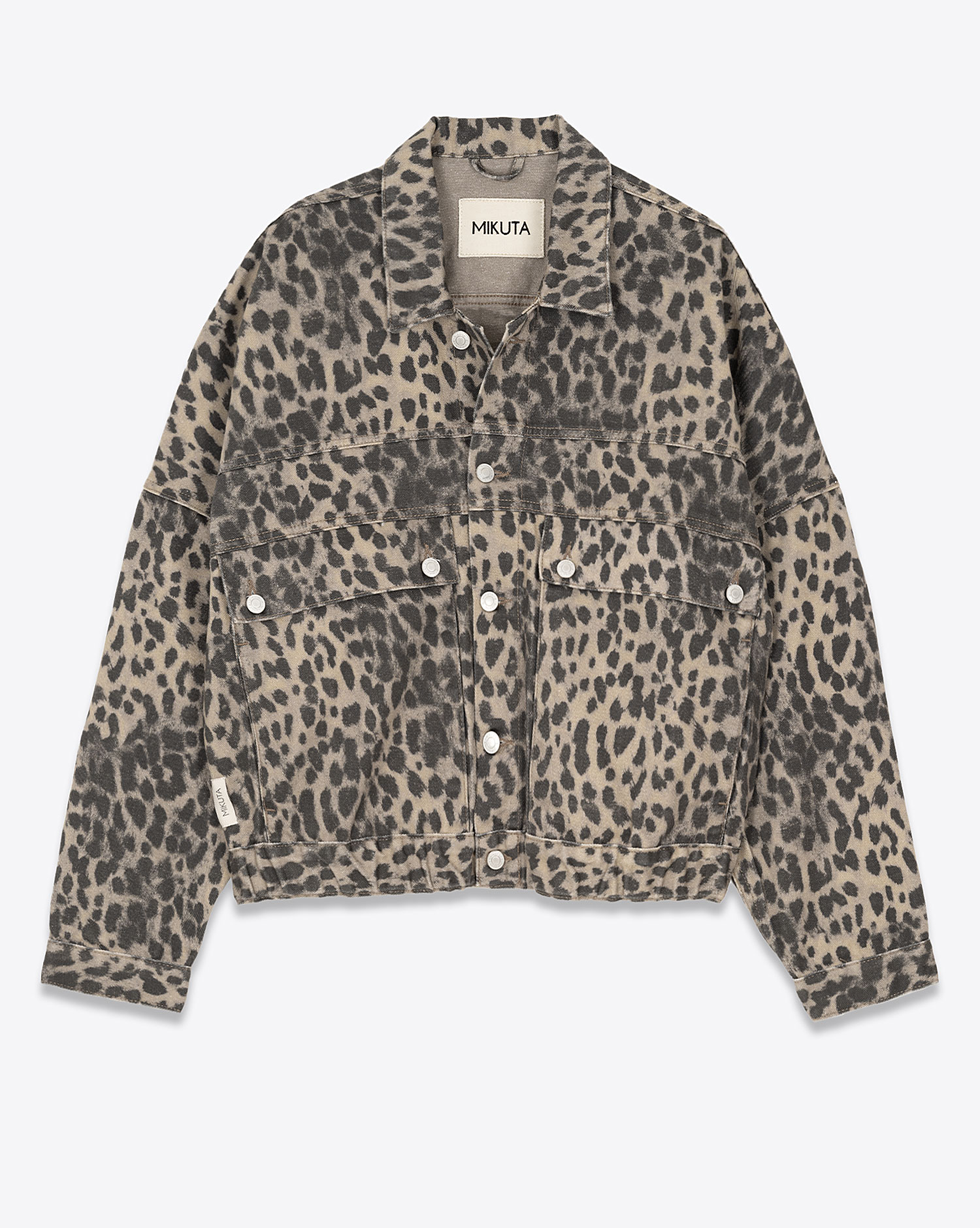 Mikuta Veste en Jean – Léopard
