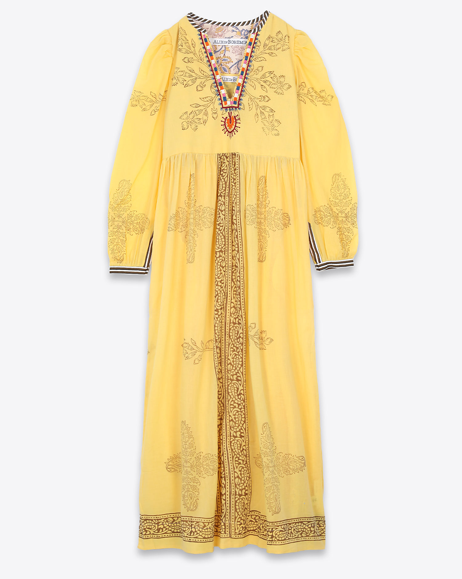 Alix Of Bohemia Robe Winifred Amber Dust – Jaune