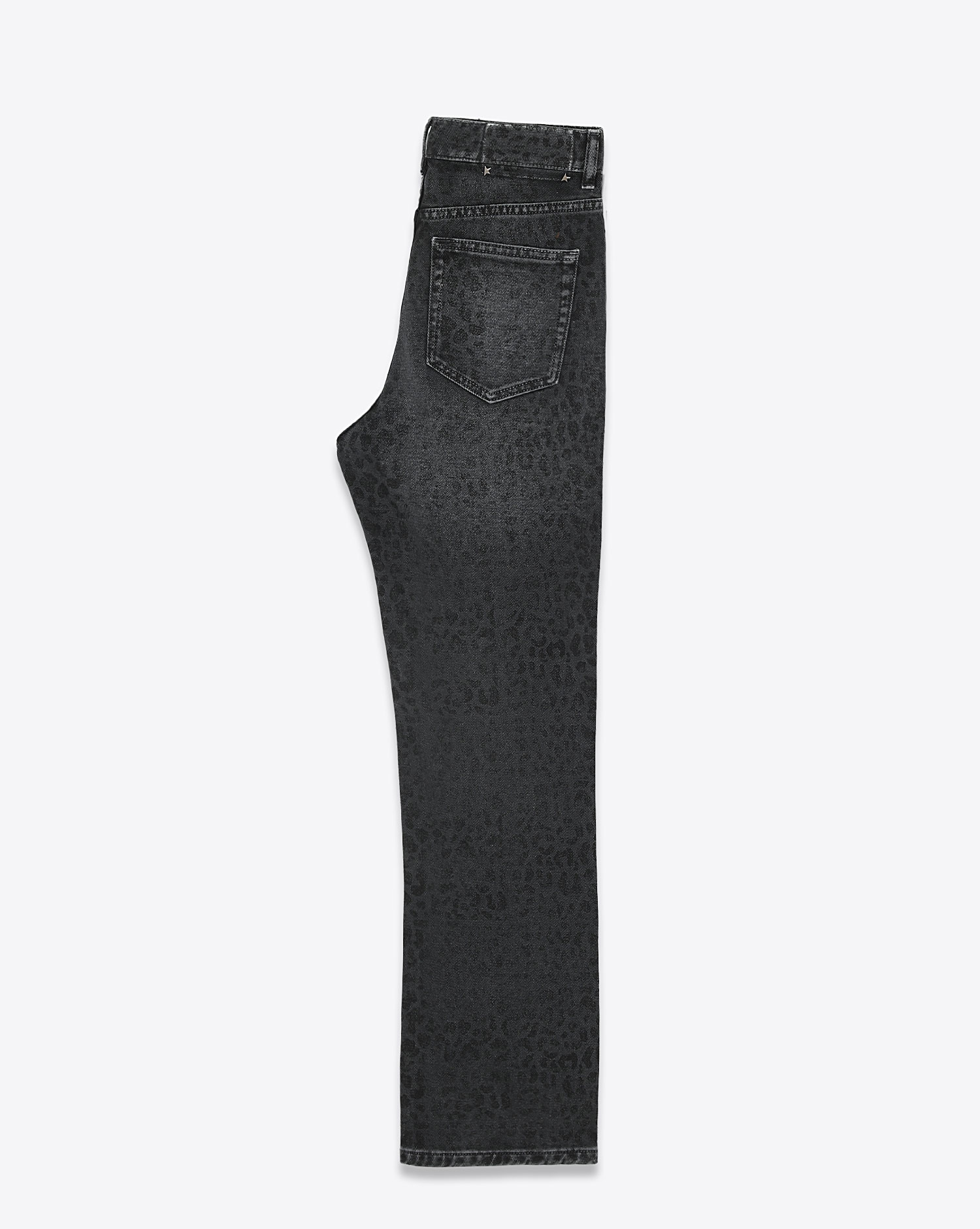 Golden Goose Jean W'S Cropped Flare Denim – Gris Multicolore