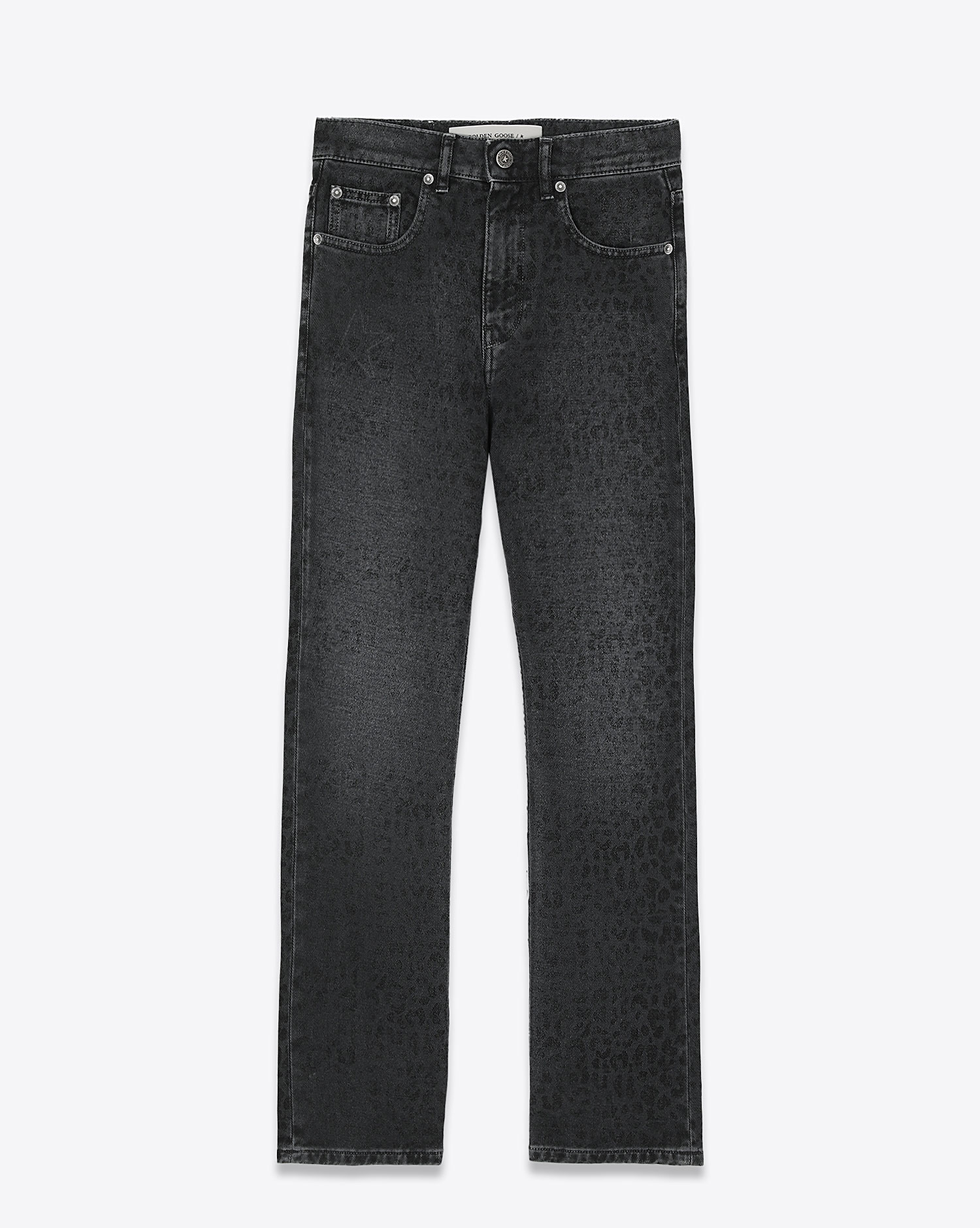 Golden Goose Jean W'S Cropped Flare Denim – Gris Multicolore